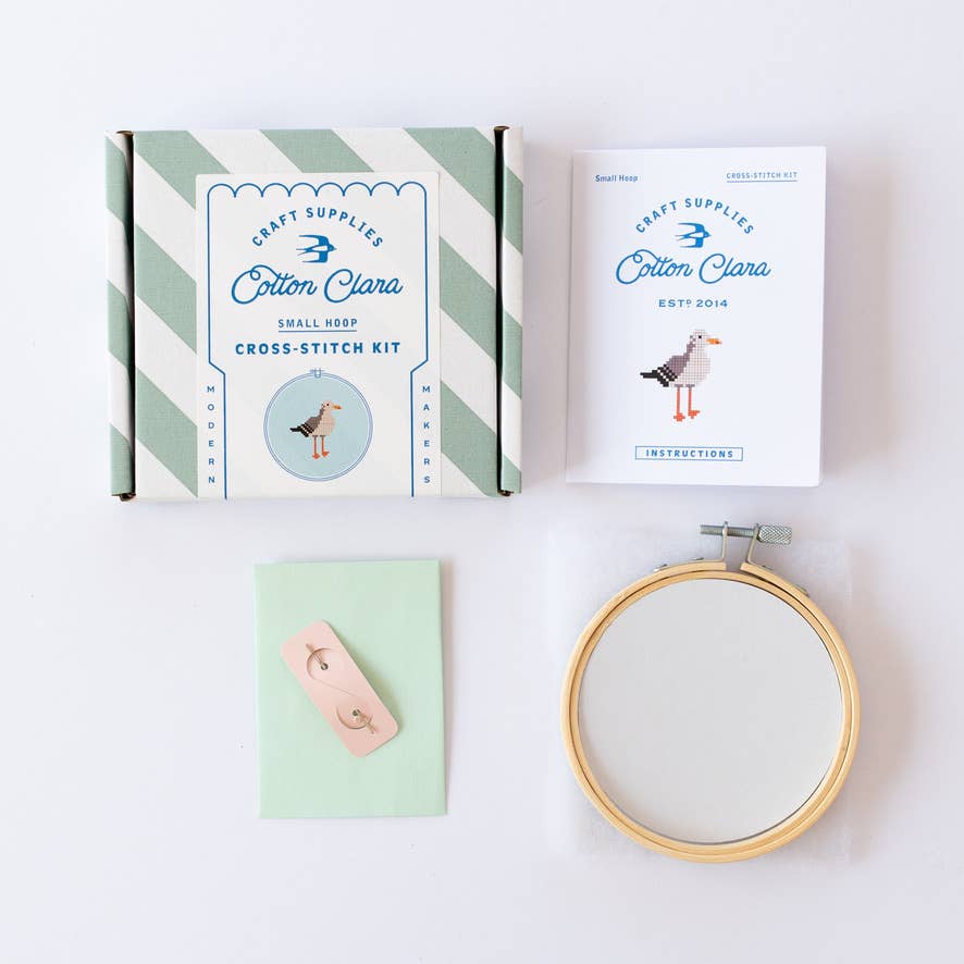 Cotton Clara 4" Duck Cross Stitch Kit - Image 3