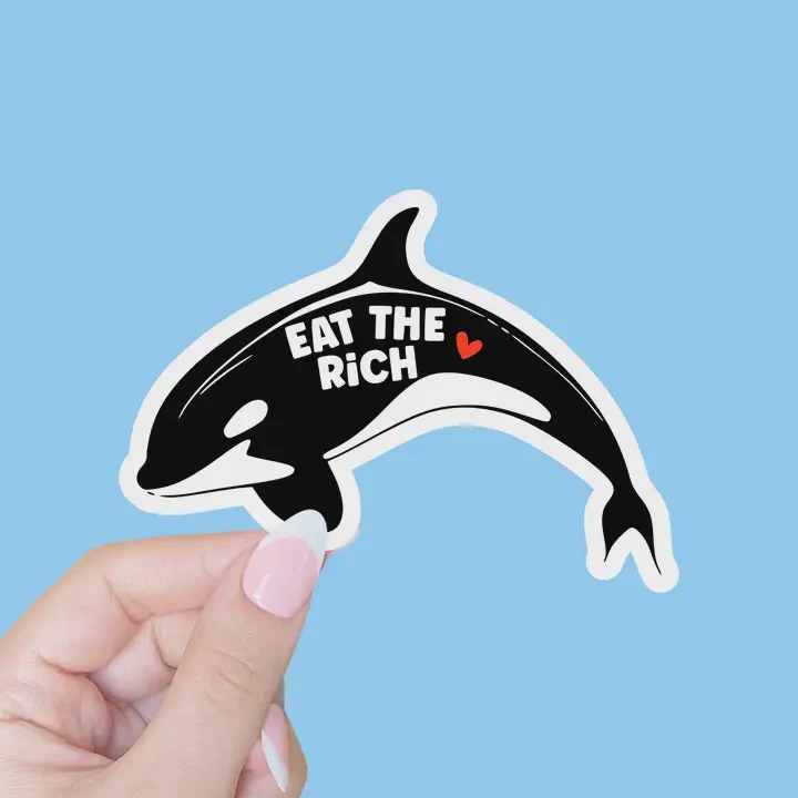 'Eat The Rich' Sticker