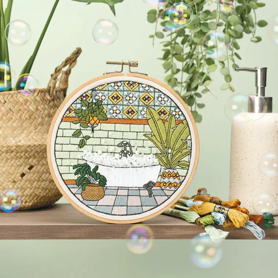 Embroidered Interiors: Stitch 11 Charming Spaces by Penny Dowdell - Image 2