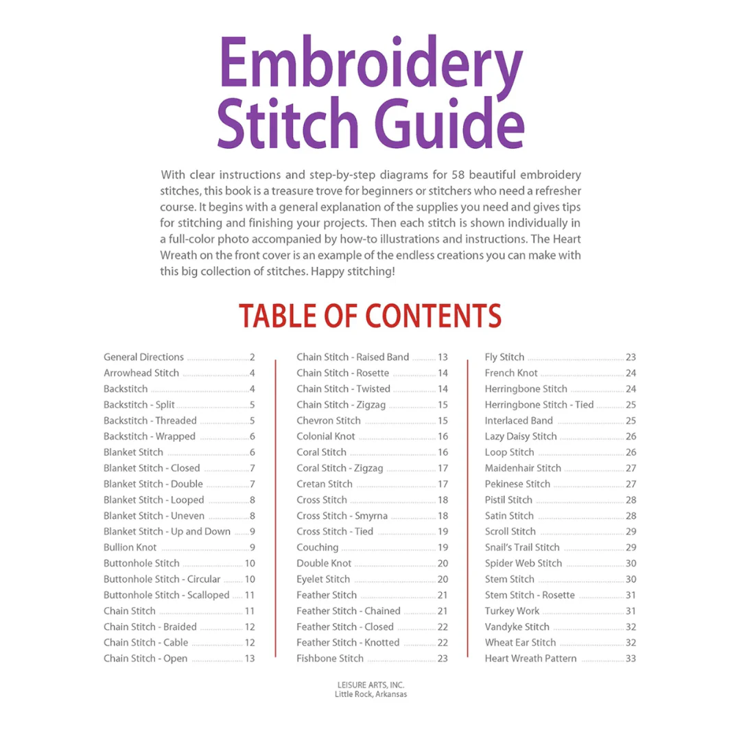 Embroidery Stitch Guide by Linda Causee - Image 3