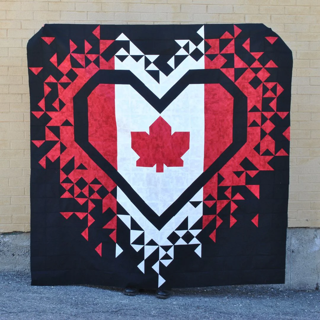 Exploding Heart of Canada Quilt Pattern - Image 2