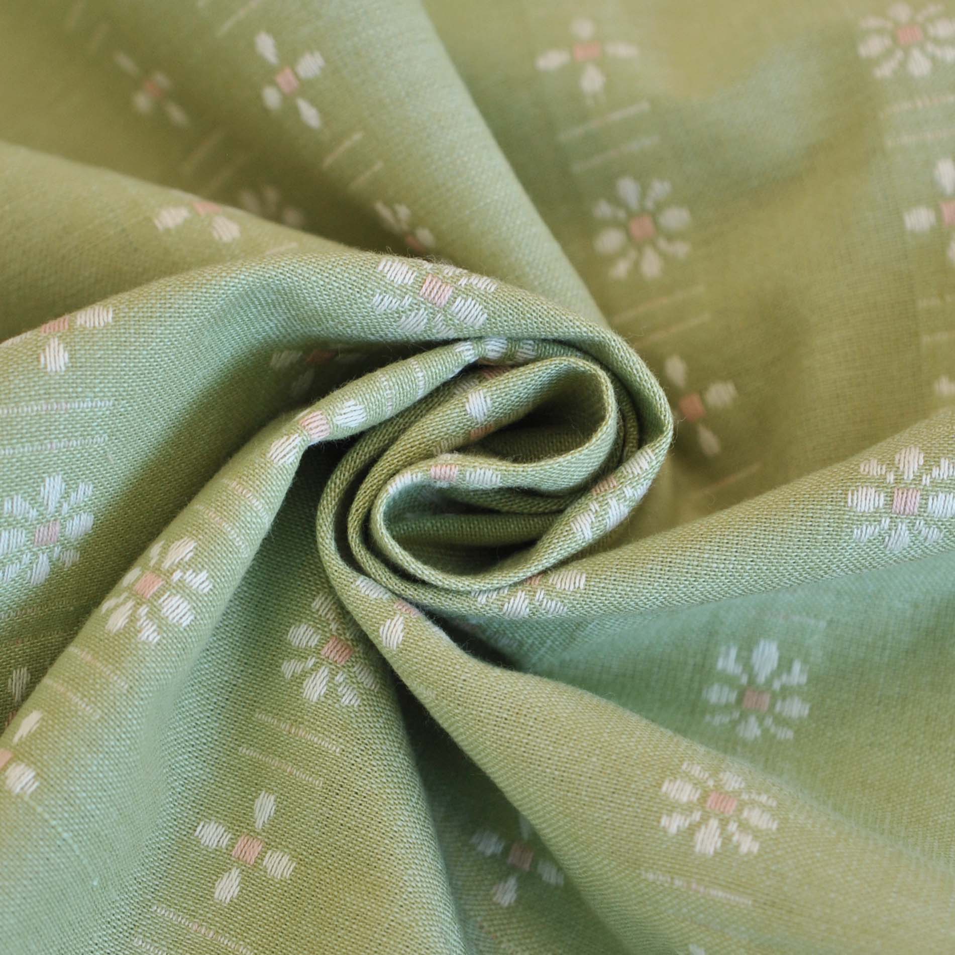 Fableism Forest Forage Daisies in Celadon - Image 3