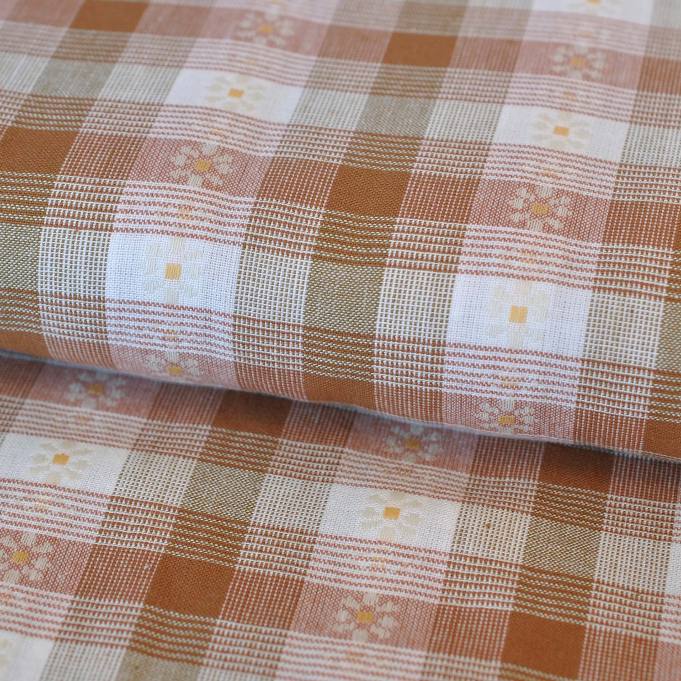 Fableism Golden Hour Daisy Plaid in Rose Gold - Image 2