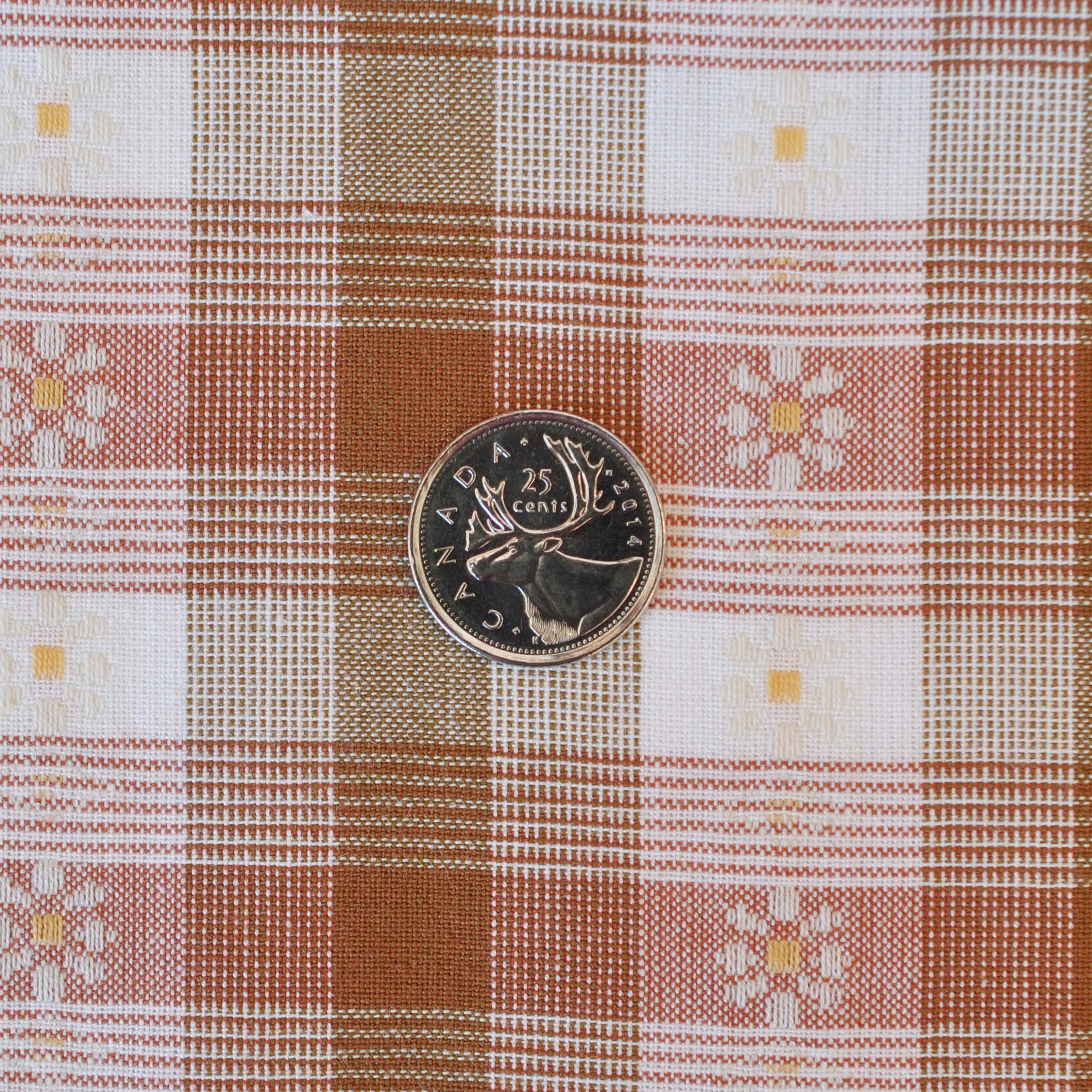 Fableism Golden Hour Daisy Plaid in Rose Gold - Image 4