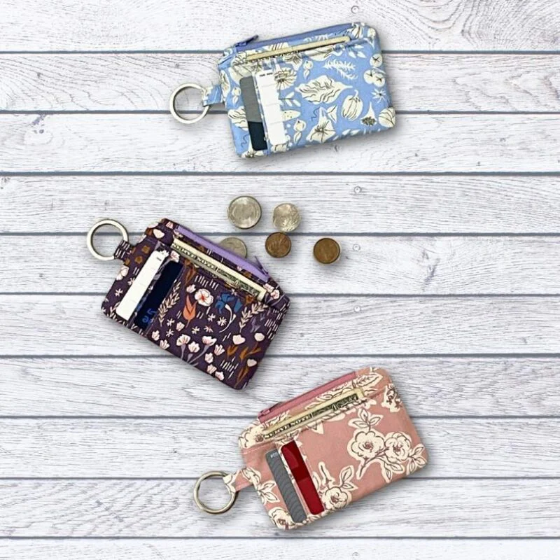Around the Bobbin Fabric Mini Wallet - Image 4