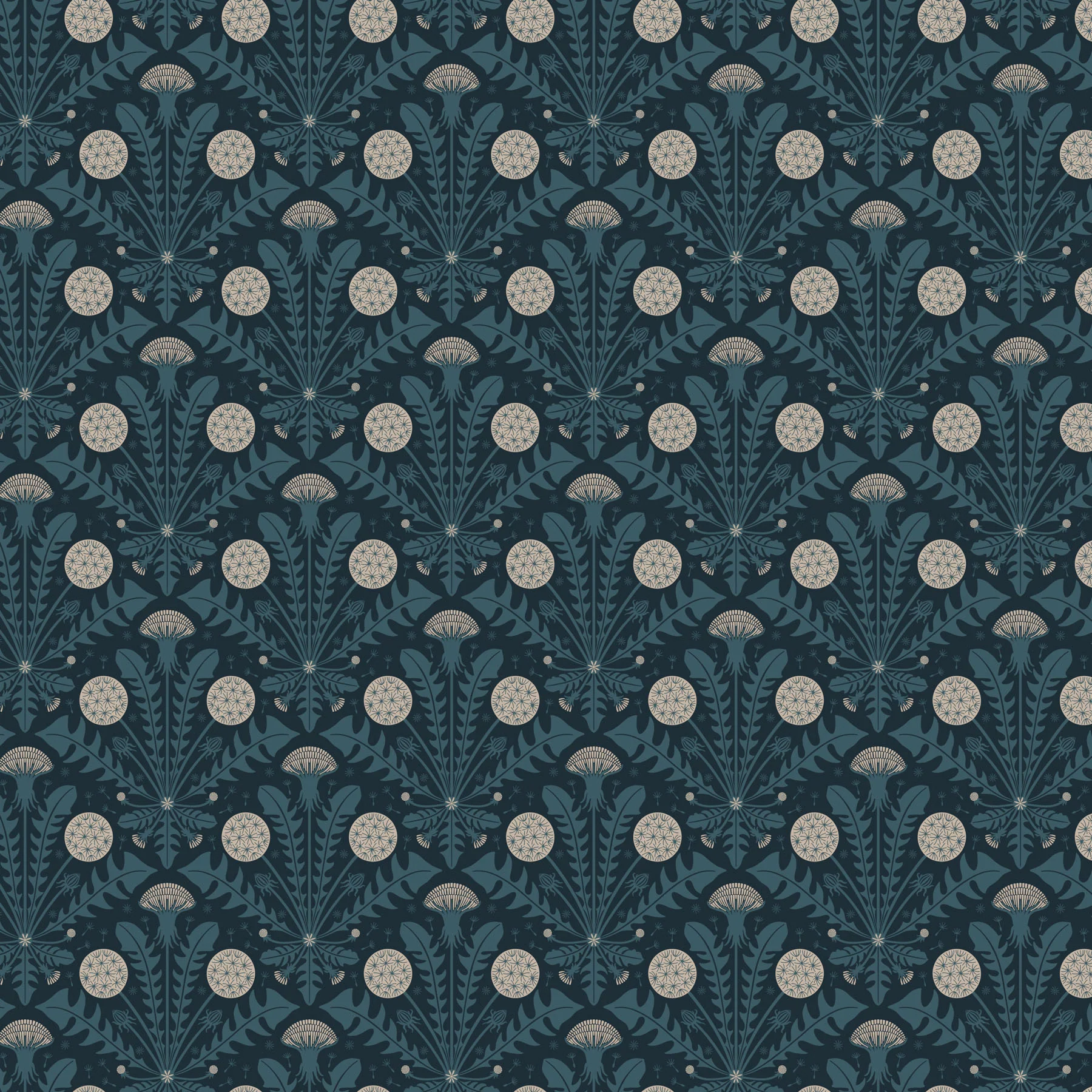 FIGO Tender Dandelion in Denim
