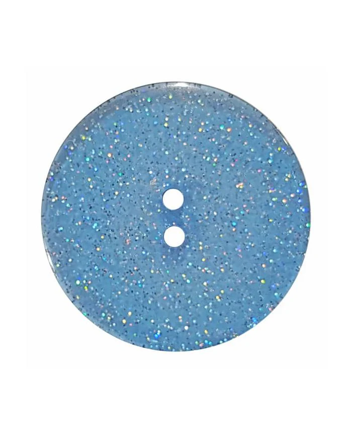 Flat Glitter 2-Hole 18mm Buttons - Assorted Colours - Image 4