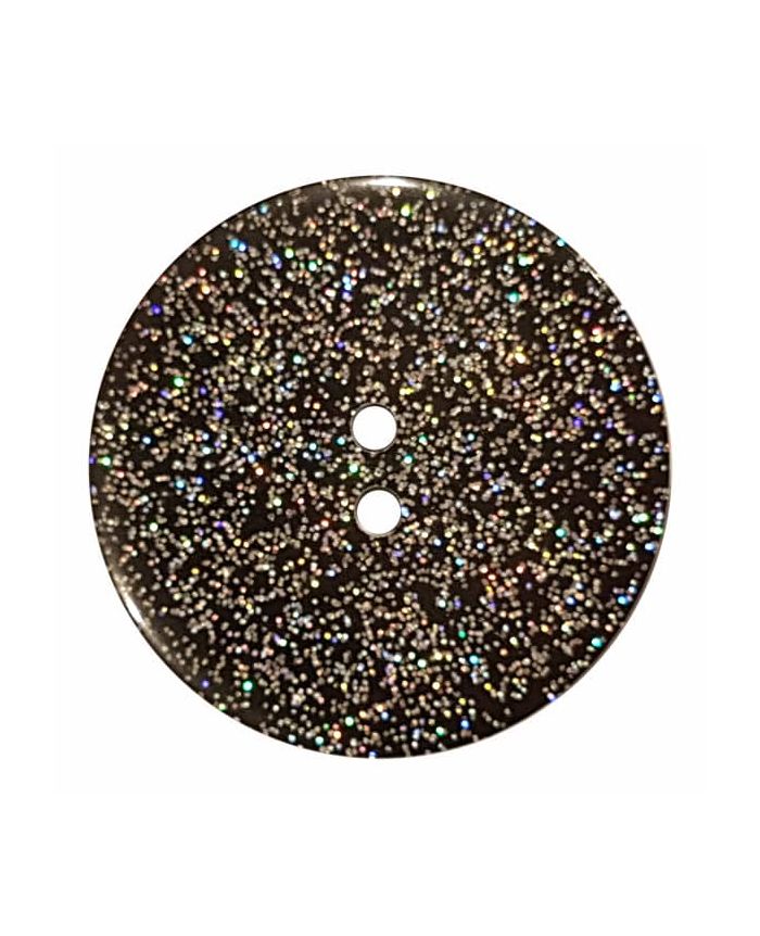 Flat Glitter 2-Hole 18mm Buttons - Assorted Colours - Image 5