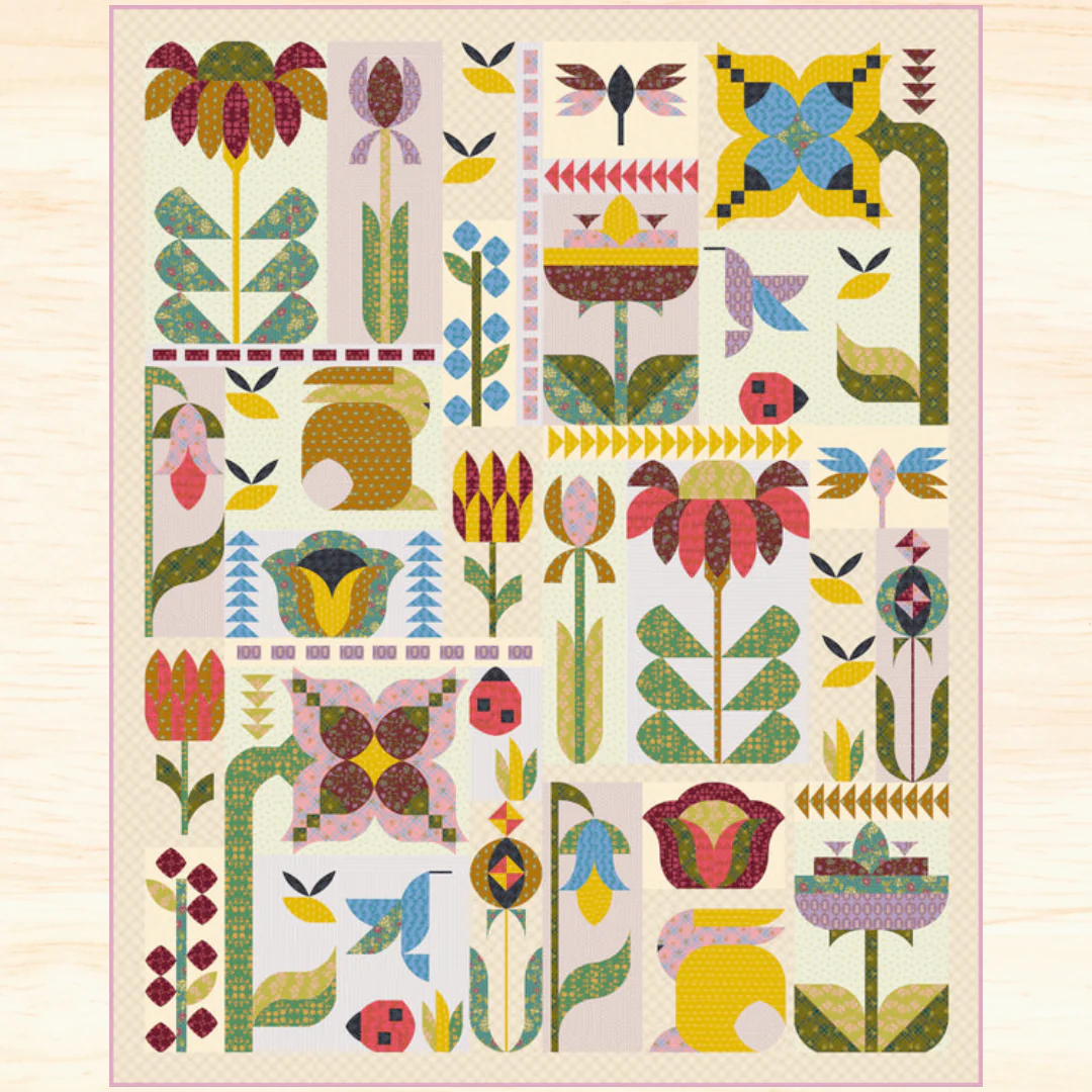 Floral Felicity: Sampler Quilt Pattern Using the Wonder Curve Ruler™ - Image 2