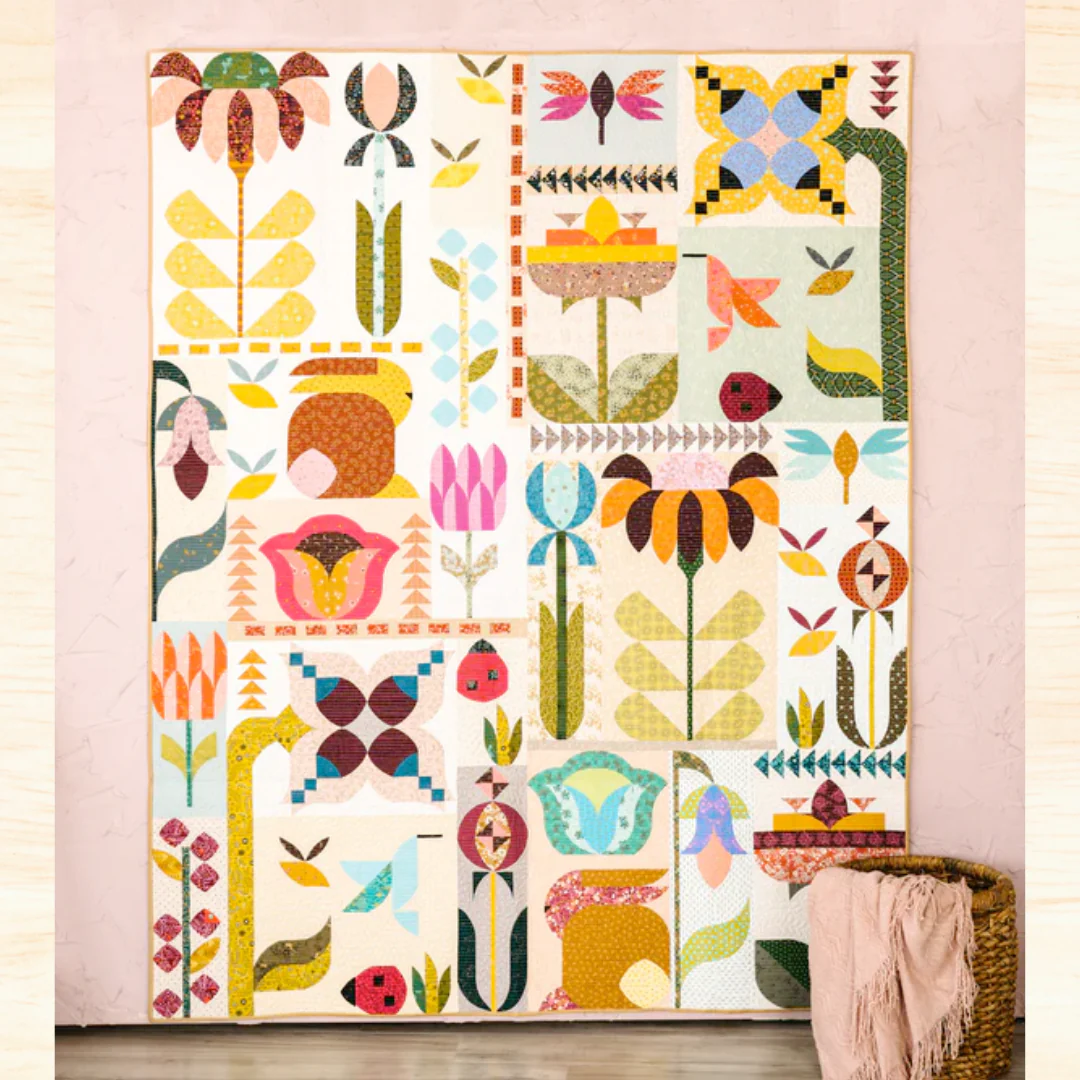Floral Felicity: Sampler Quilt Pattern Using the Wonder Curve Ruler™ - Image 3