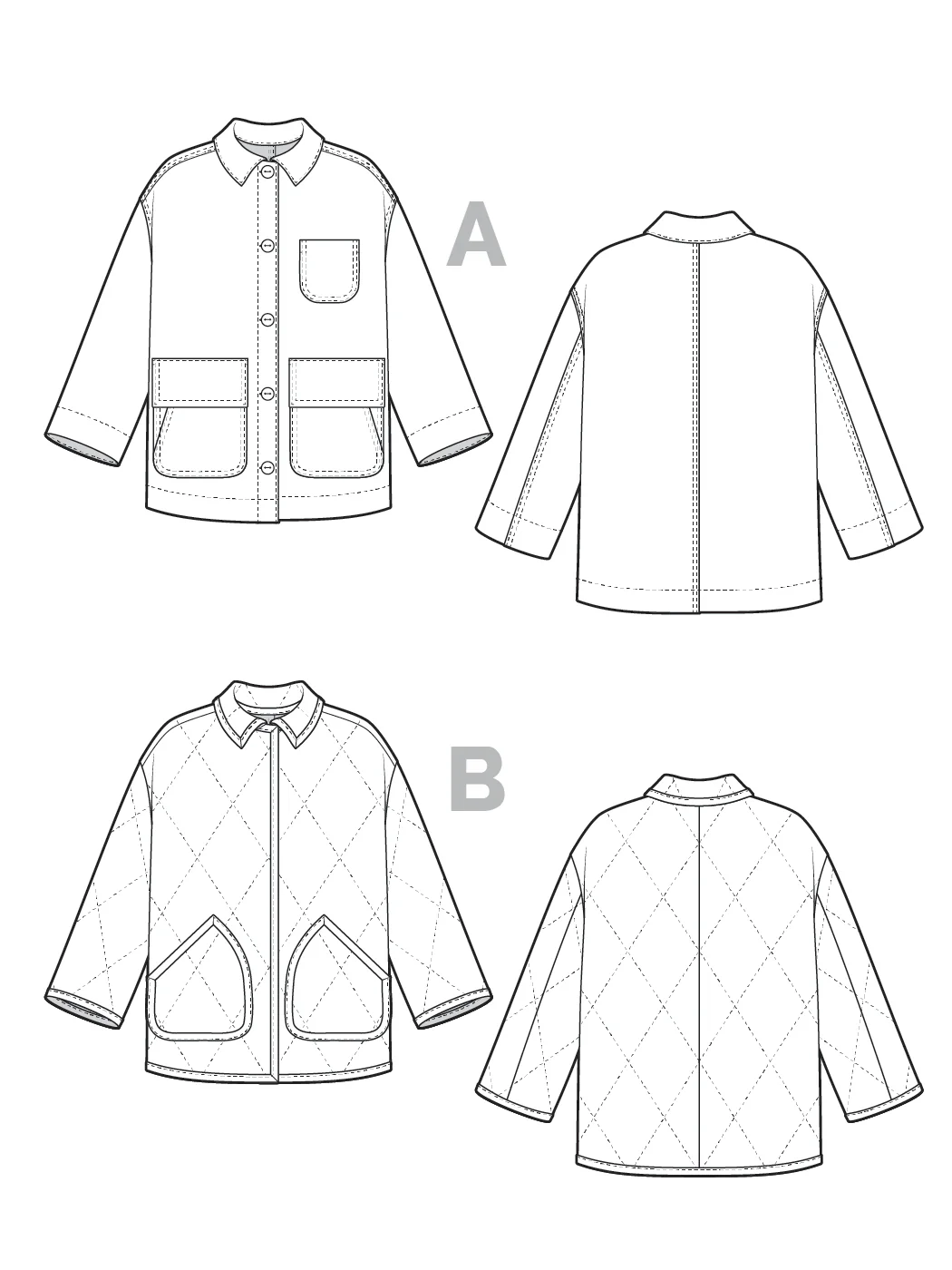 Closet Core Fowler Barn Coat + Quilted Jacket - XXS-6XL - PDF Pattern - Image 19