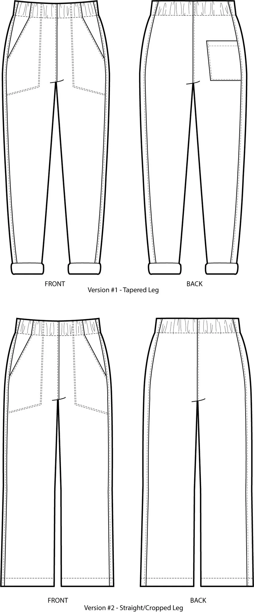 Sew House 7 Free Range Slacks 0-20 - Image 3