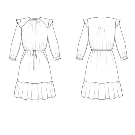 Friday Pattern Company Davenport Dress XS-7X - Image 7