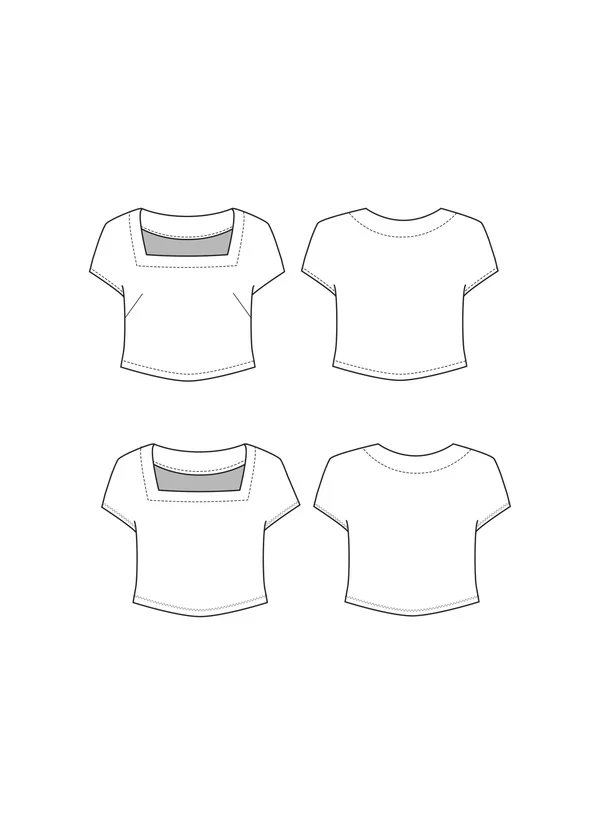 Friday Pattern Company Square Neck Top XS-7X - Image 11