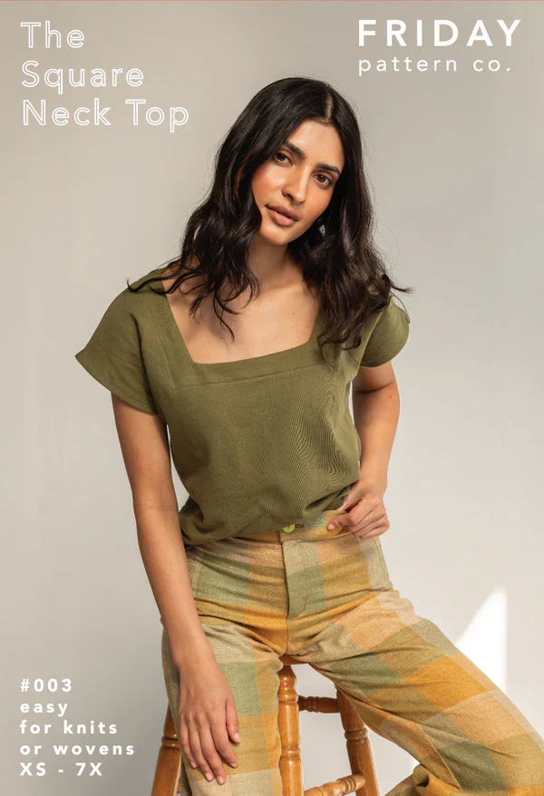 Friday Pattern Company Square Neck Top XS-7X - Image 13