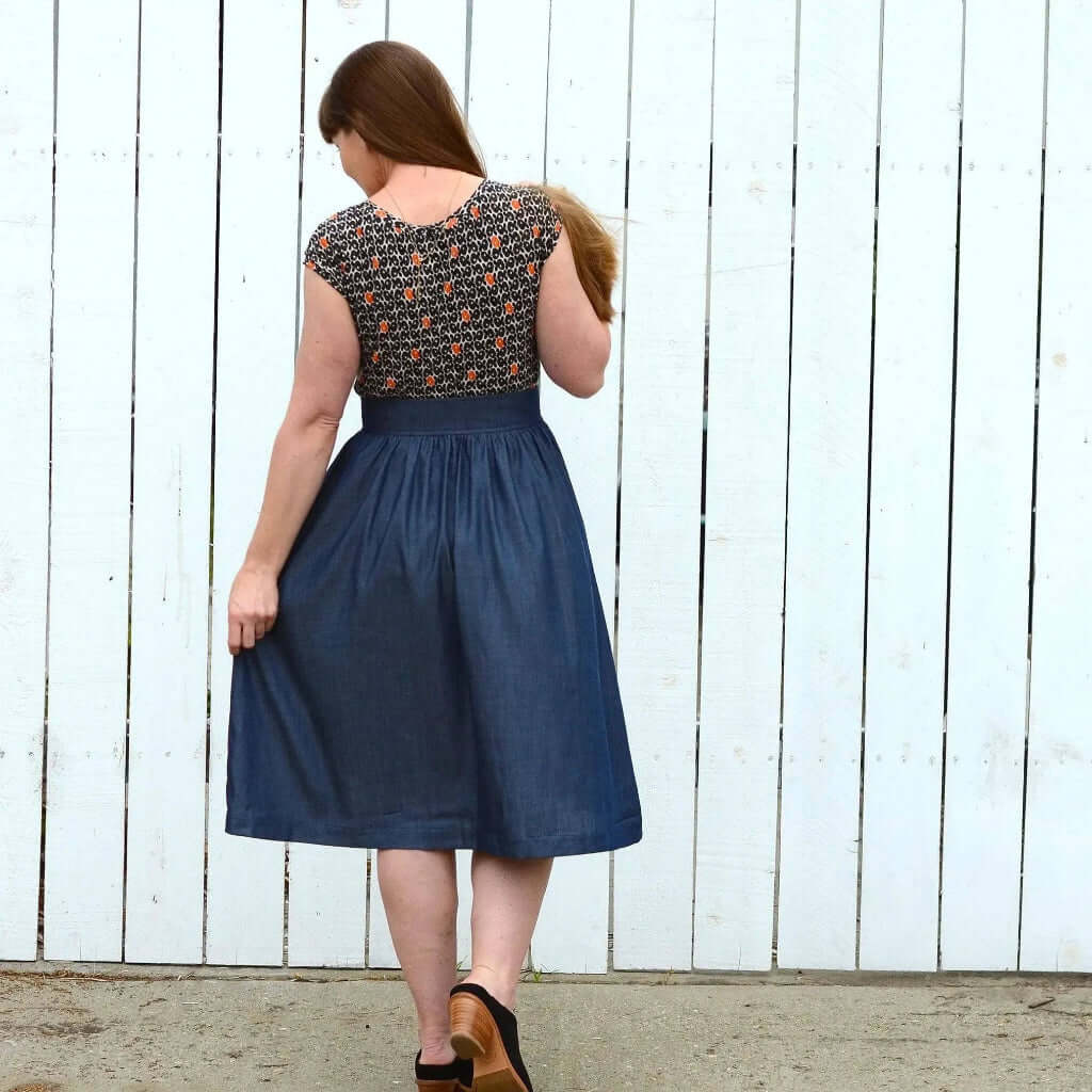Wardrobe By Me Front Button Skirt - US 0-24 - PDF Pattern - Image 6