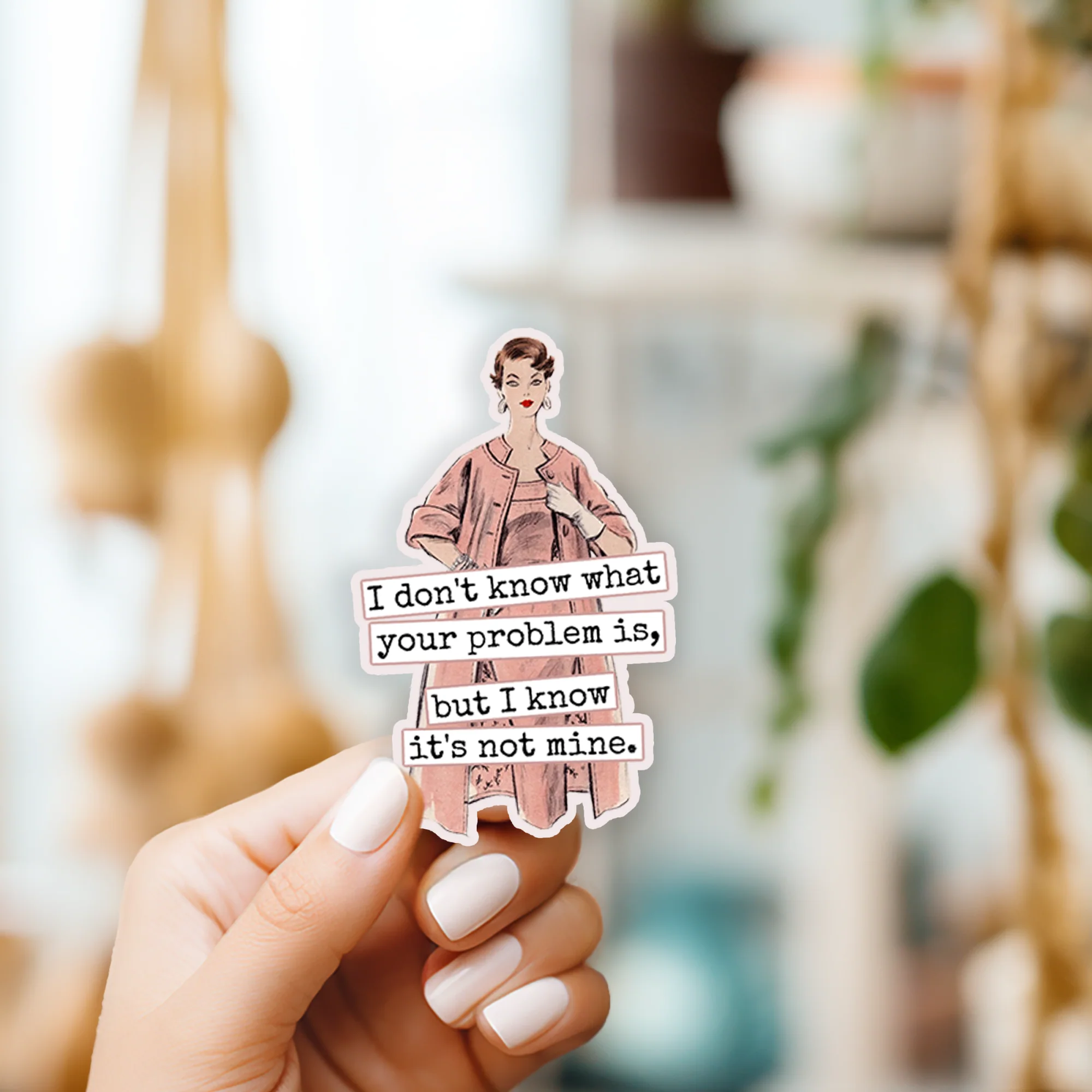 "I Don't Know What Your Problem Is..." Sticker - Image 2