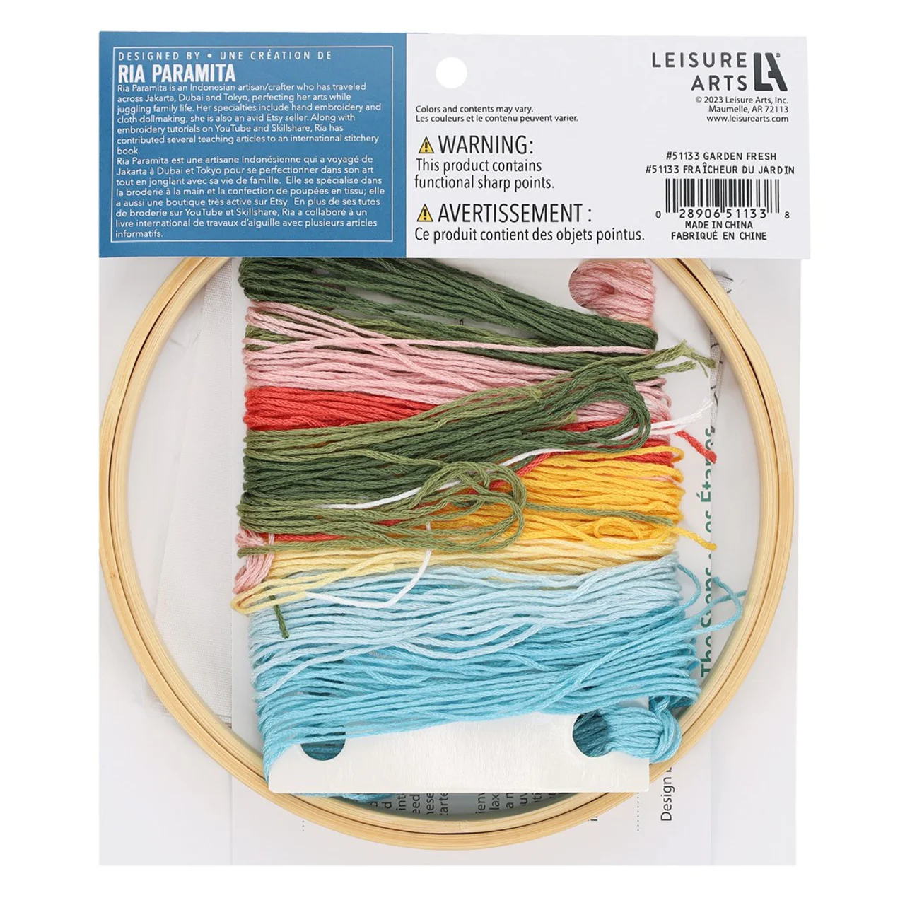 Garden Fresh 6" Embroidery Kit - Image 5
