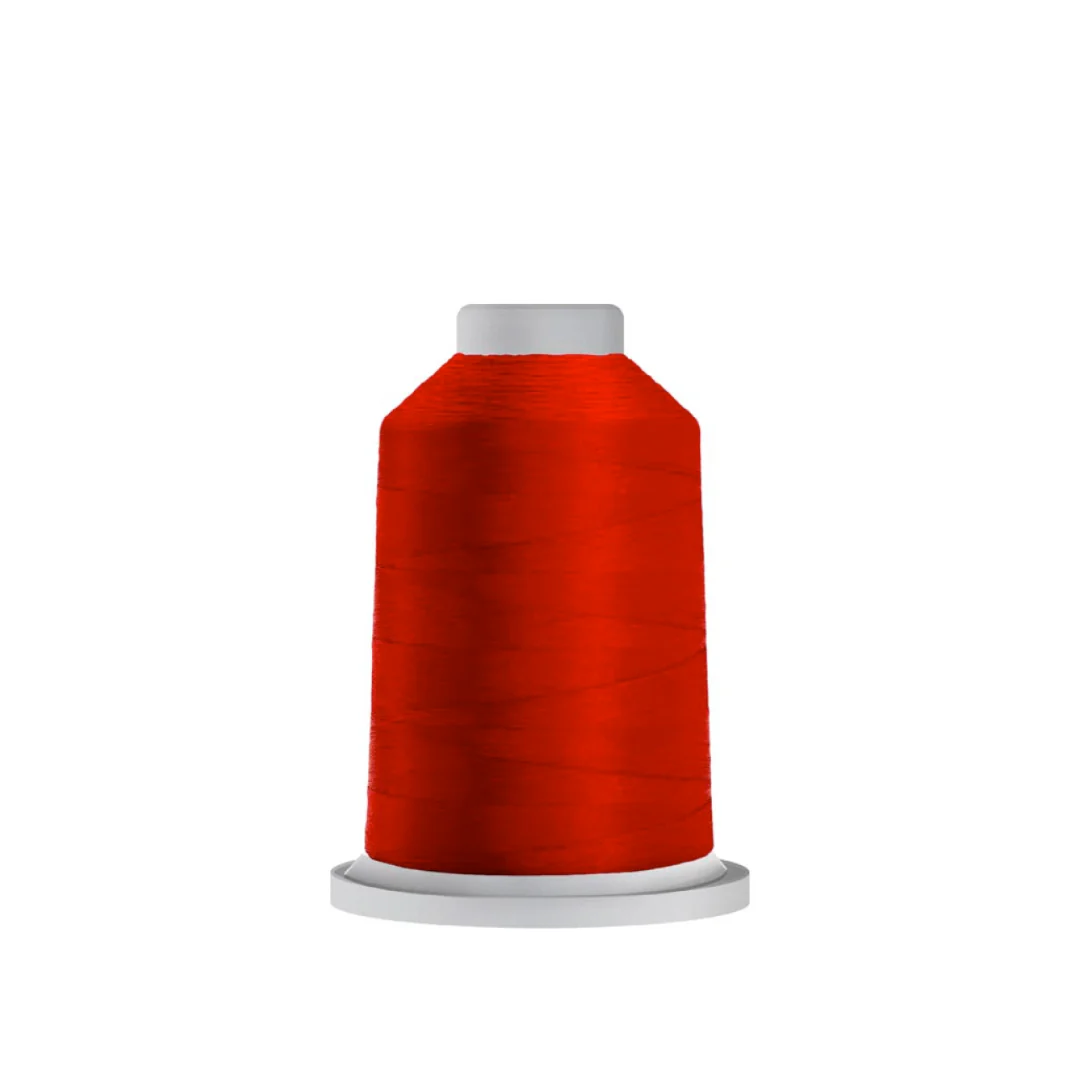 Glide 40wt Polyester Thread 1100 yd Mini King Spool in Cardinal