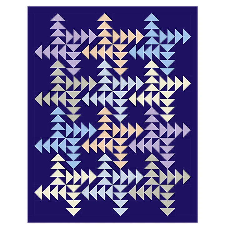 Goose Chase In The Dark Quilt Pattern
