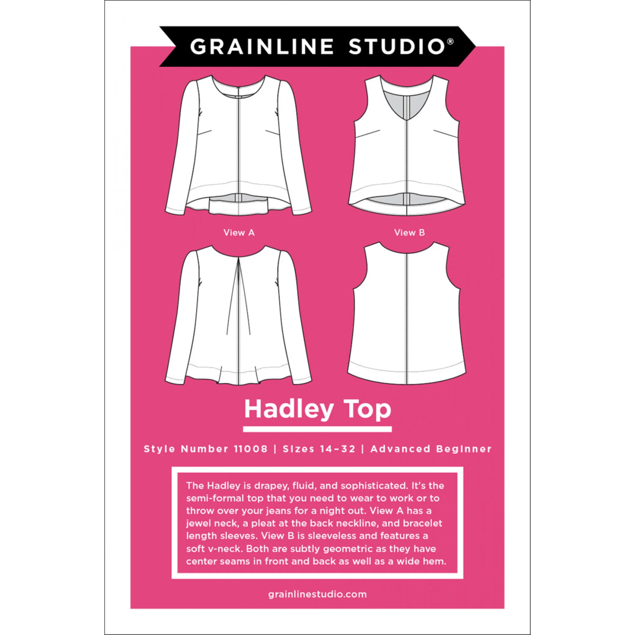 Grainline Studio Hadley Top 14-32 - Image 10