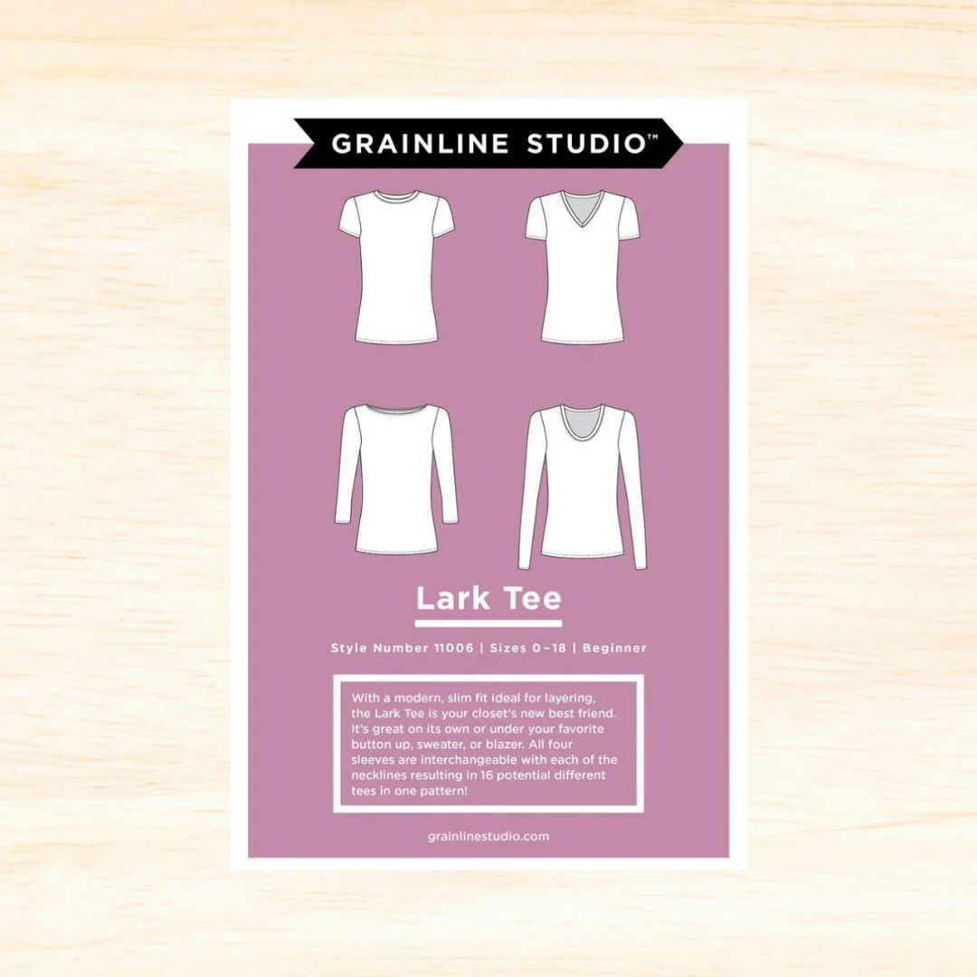 Grainline Studio Lark Tee 0-18