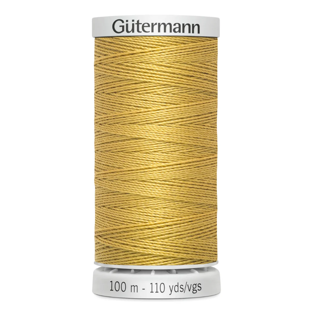 Gutermann Jeans Heavy Duty 30wt Thread 100m/110yd in Gold