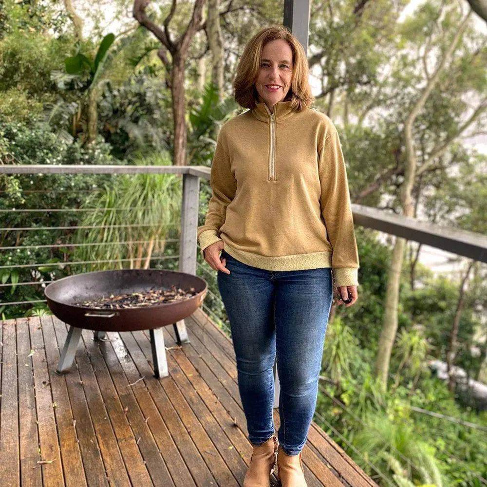 Wardrobe By Me Half Zipper Sweater PDF Pattern - Image 7