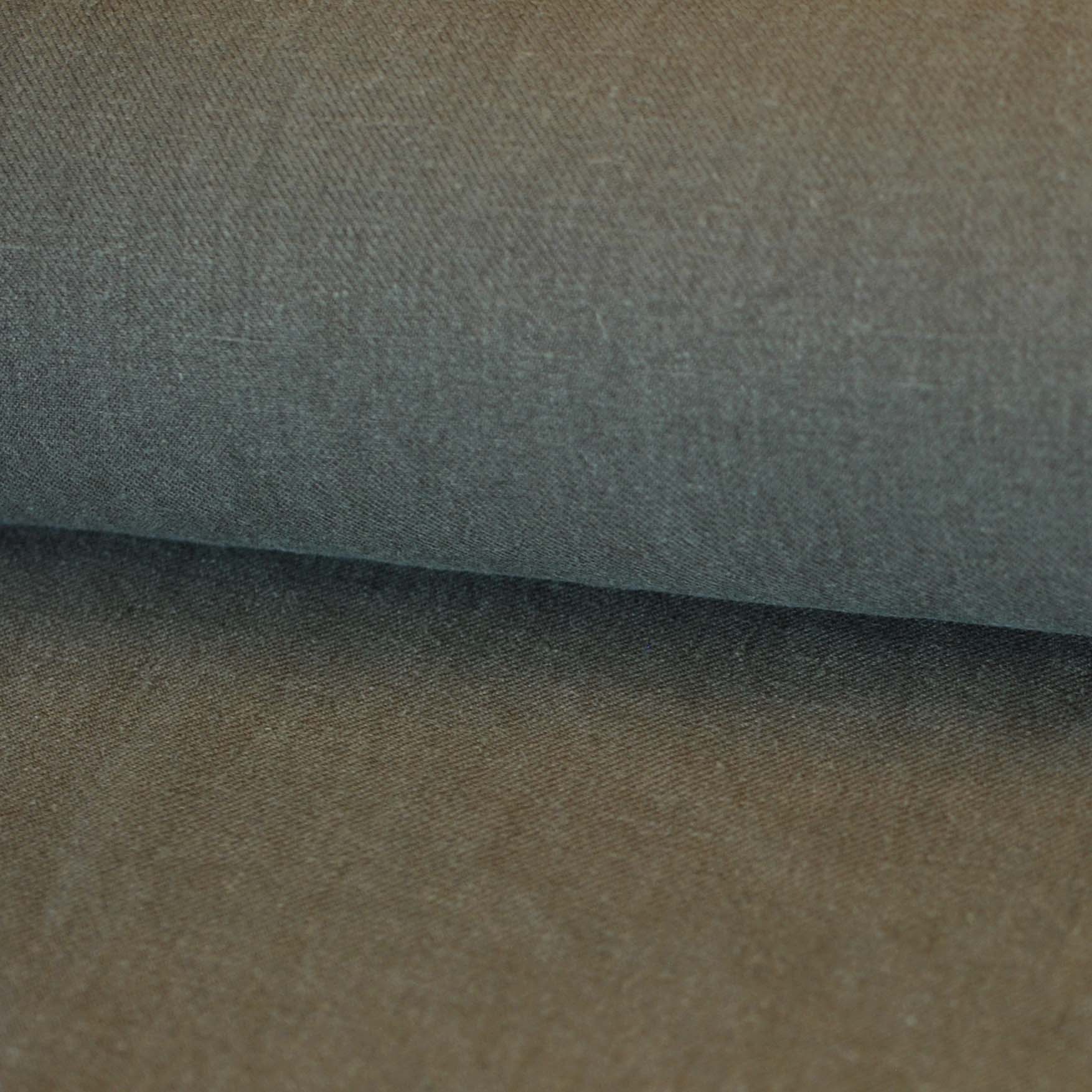 Heavy Linen Twill in Bark - Image 2