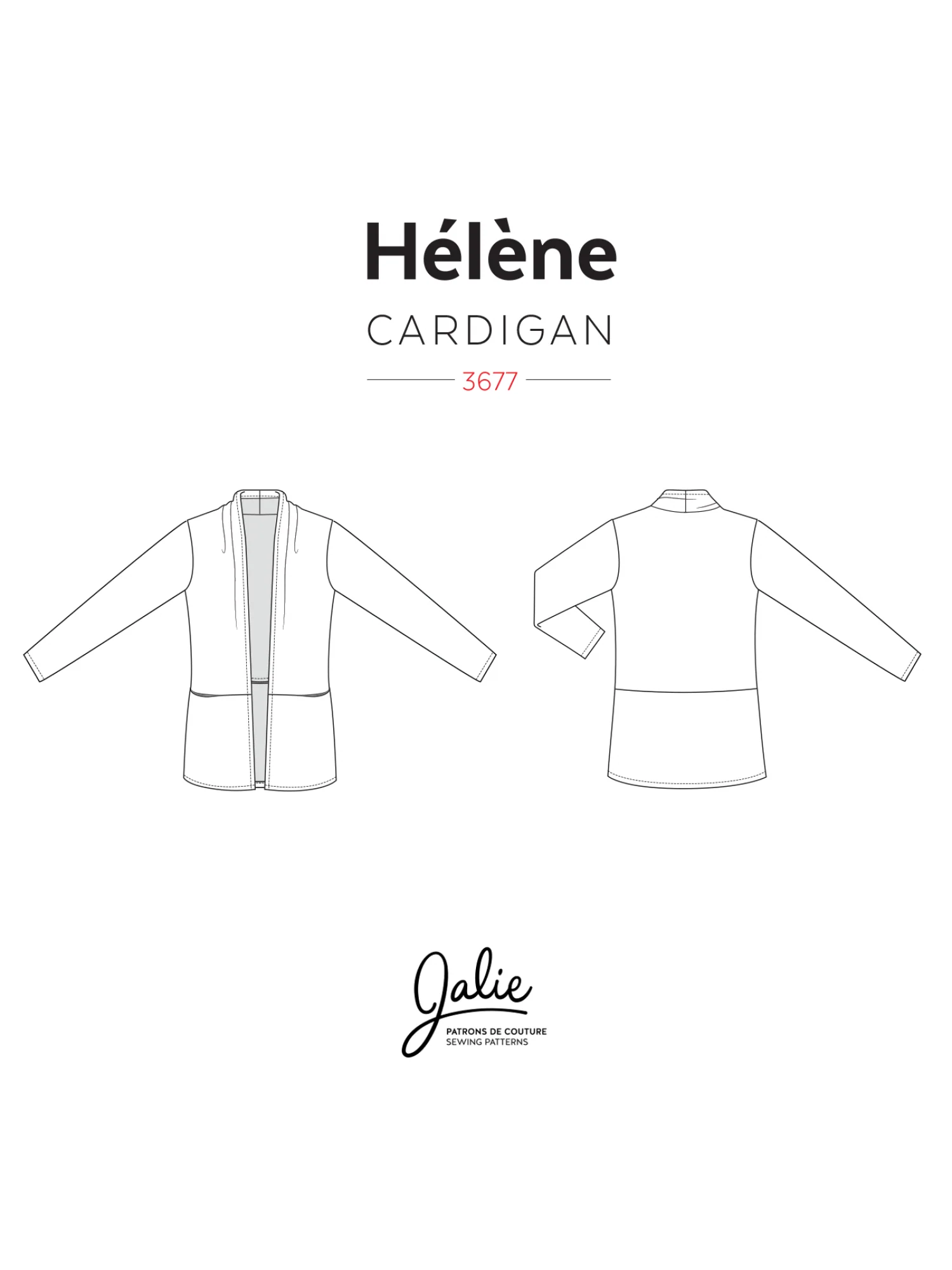 Jalie 3677 - Helene Cardigan 2yrs-22 - Image 5