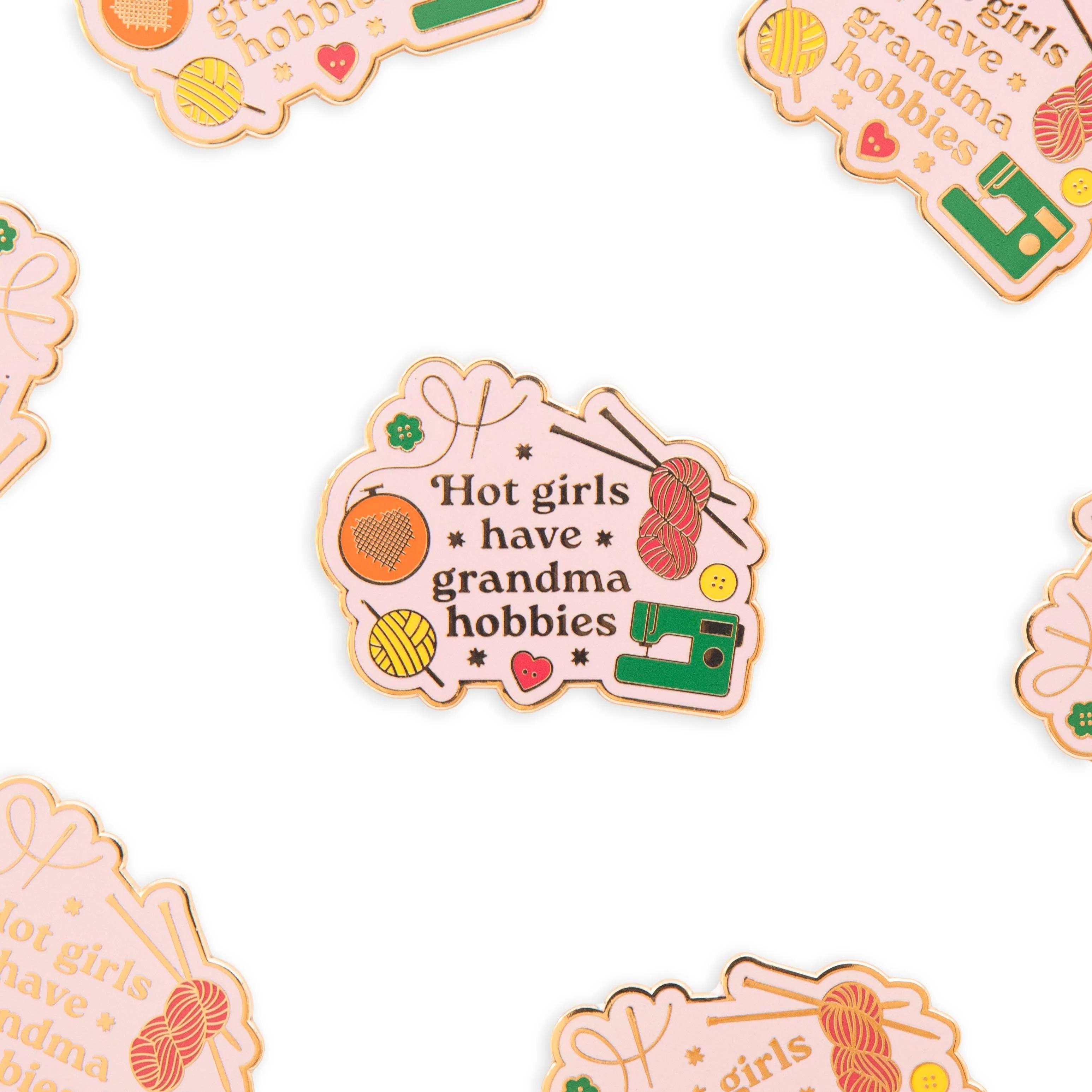 Hot Girls Have Grandma Hobbies Magnetic Needle Minder - Image 4