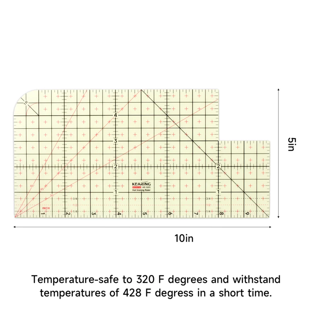 Hot Ironing Ruler 10in x 5in - Image 2