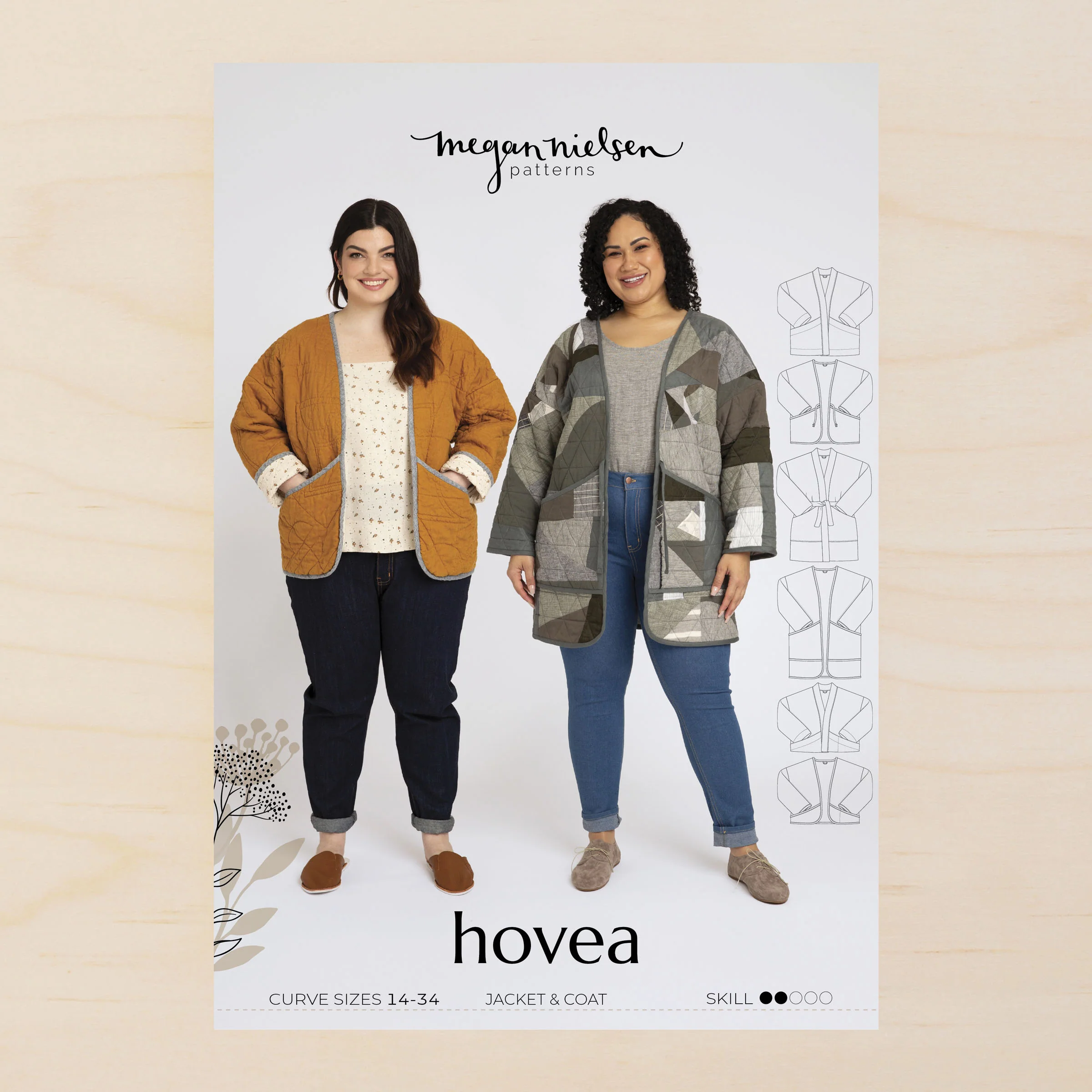 Megan Nielsen Hovea Jacket & Coat 14-34