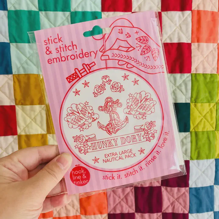 Hunky Dory Nautical Stick and Stitch Bundle
