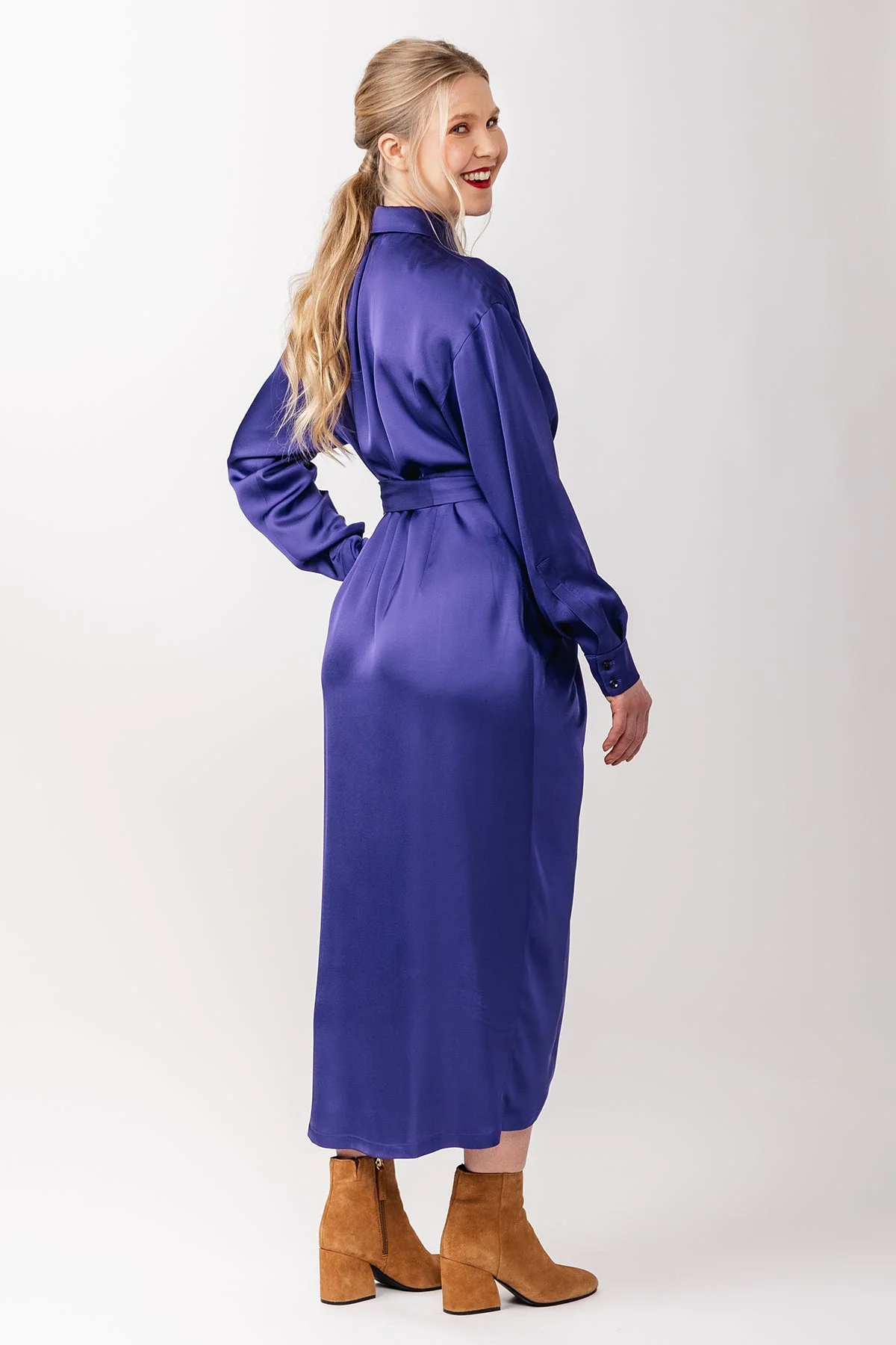 Named Clothing ILTA ruched shirt dress US0-24 - PDF Pattern - Image 14