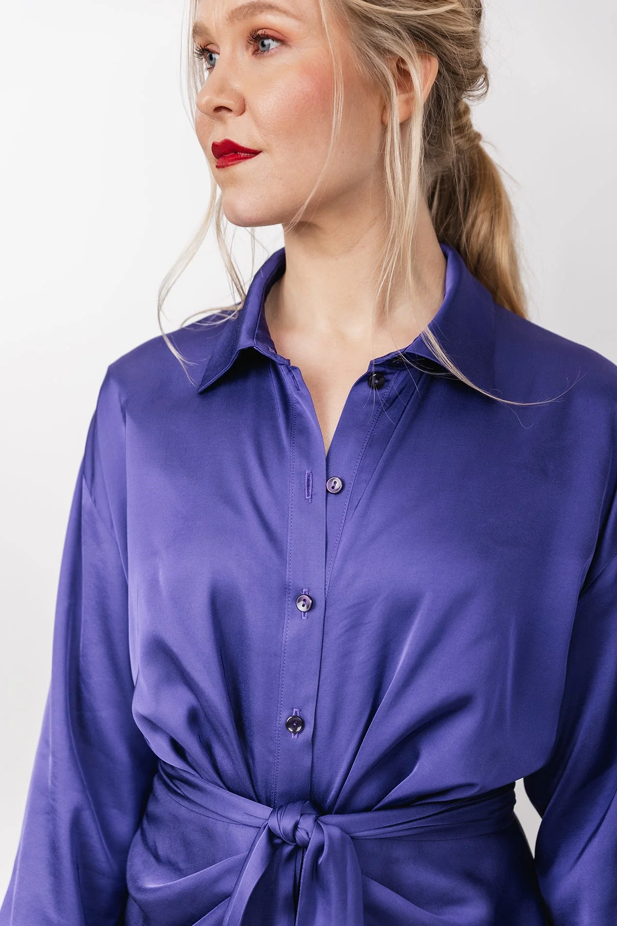 Named Clothing ILTA ruched shirt dress US0-24 - PDF Pattern - Image 5