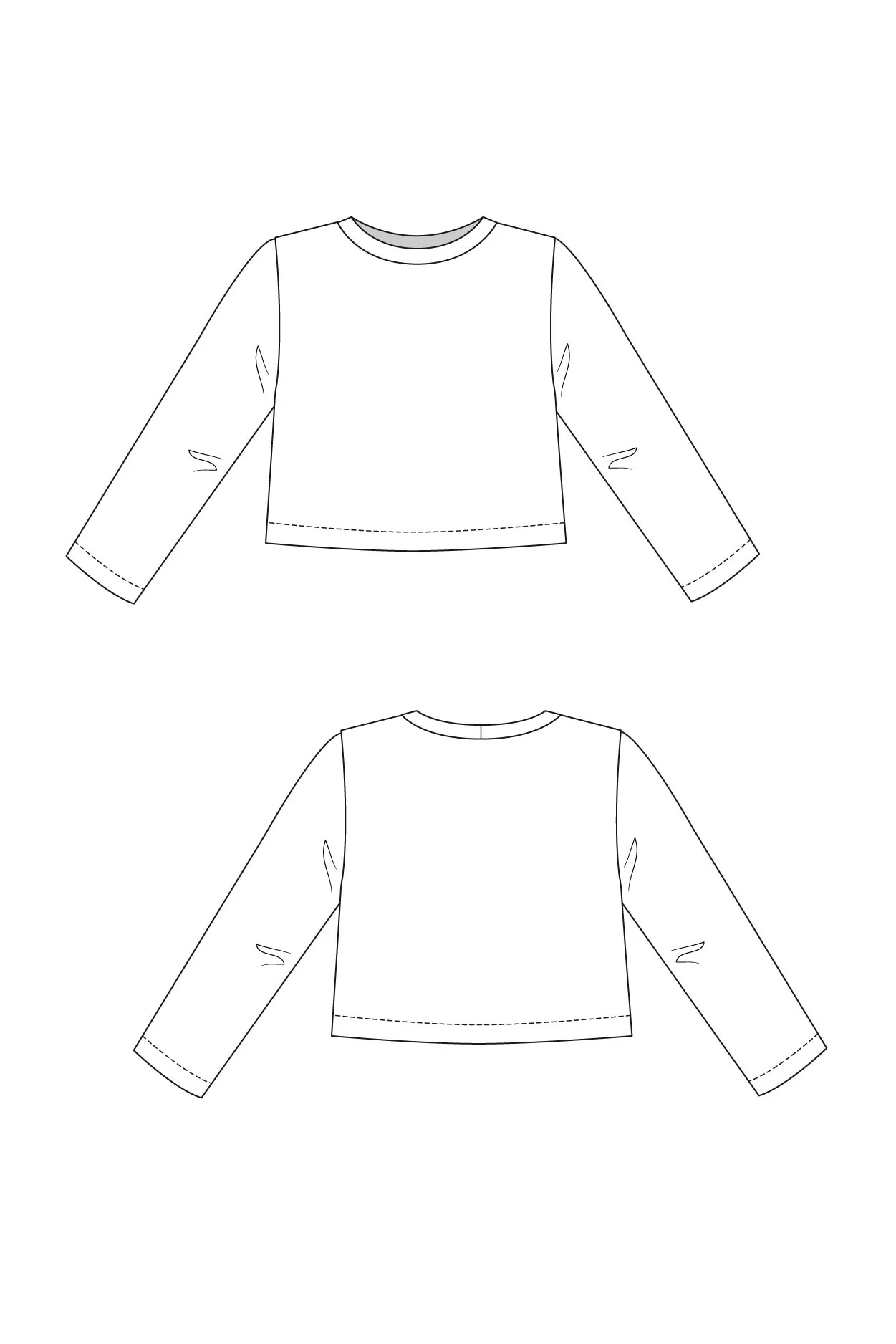 Named Clothing INARI dress & crop tee US0-24 - PDF Pattern - Image 10