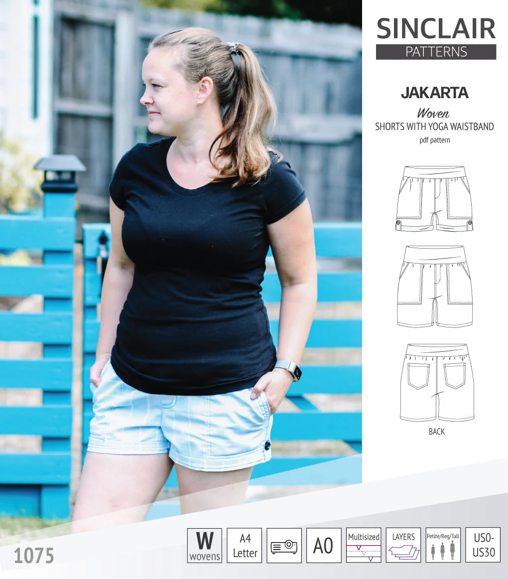 Sinclair Patterns Jakarta Shorts - XS-4XL - PDF Pattern - Image 19