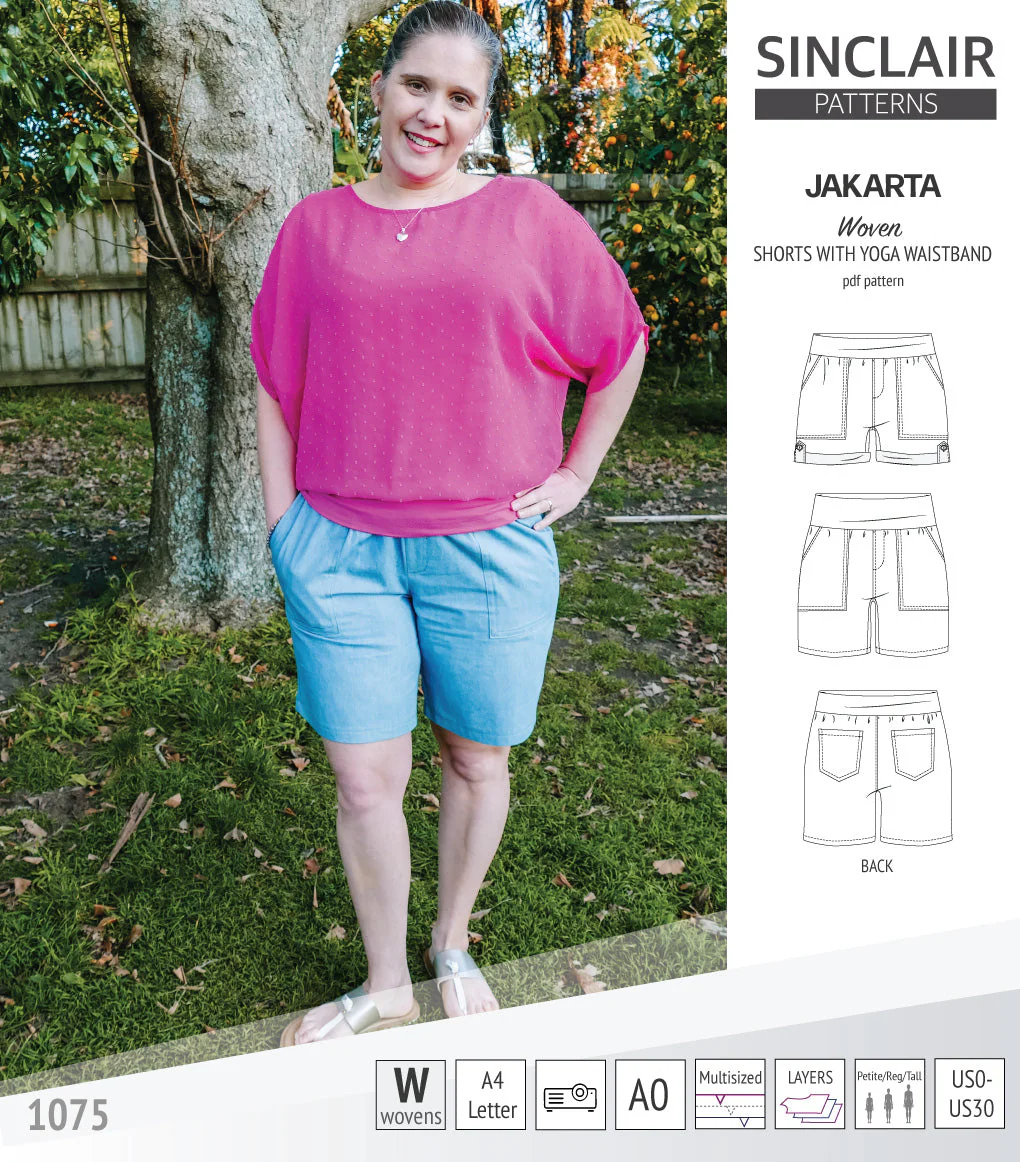 Sinclair Patterns Jakarta Shorts - XS-4XL - PDF Pattern - Image 25