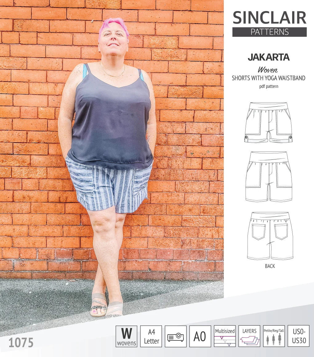 Sinclair Patterns Jakarta Shorts - XS-4XL - PDF Pattern - Image 26