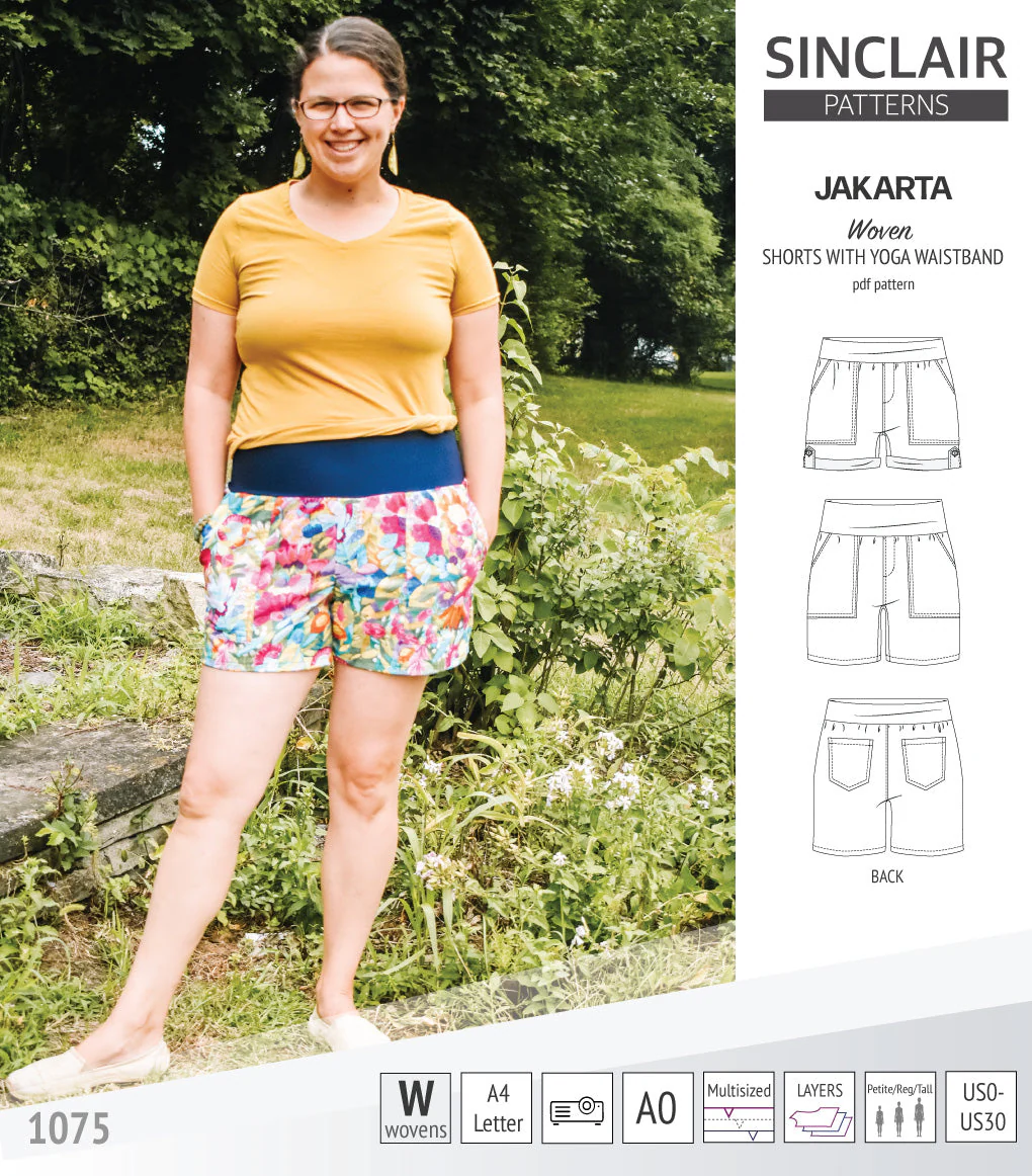 Sinclair Patterns Jakarta Shorts - XS-4XL - PDF Pattern - Image 27
