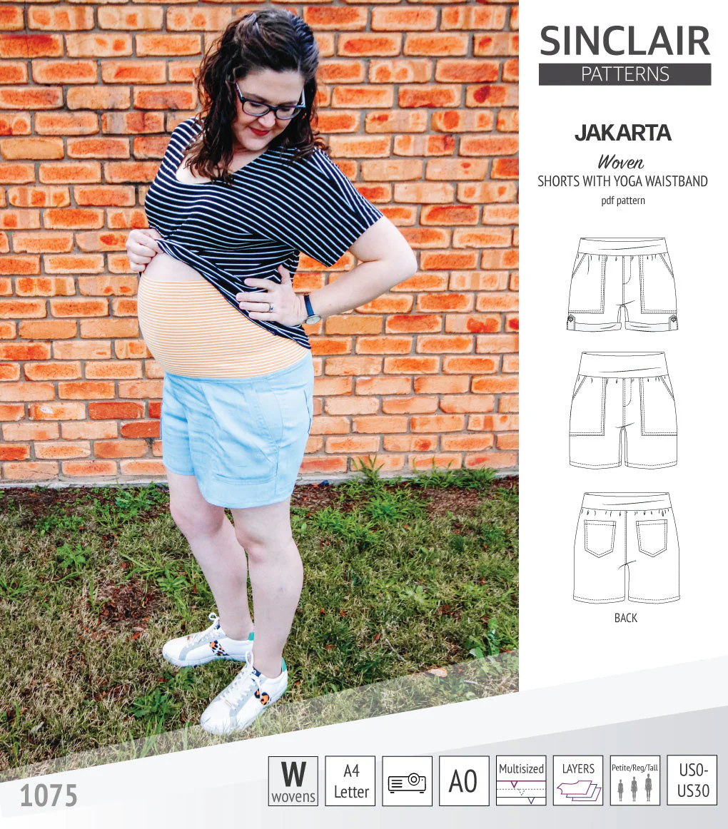 Sinclair Patterns Jakarta Shorts - XS-4XL - PDF Pattern - Image 28