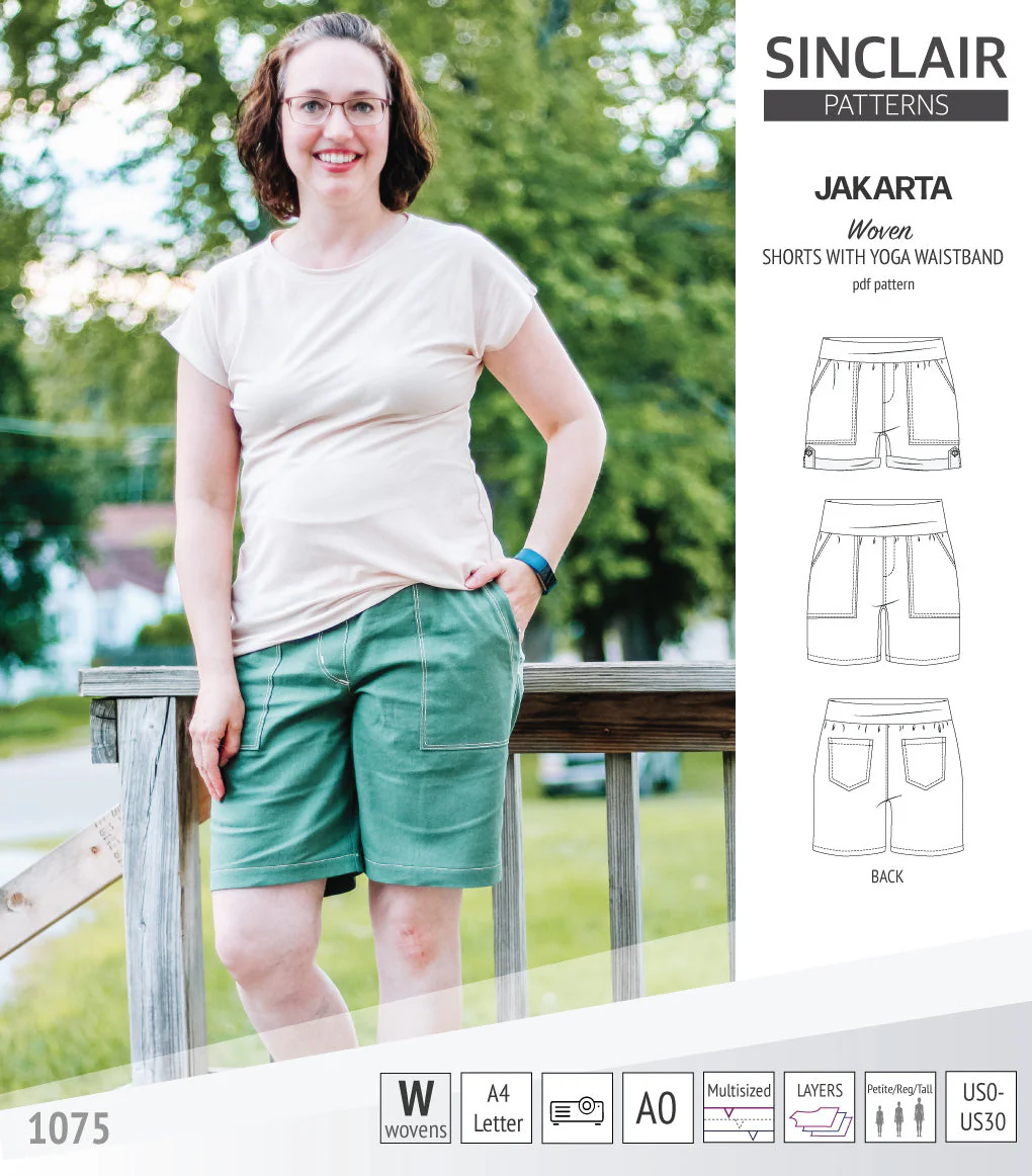 Sinclair Patterns Jakarta Shorts - XS-4XL - PDF Pattern - Image 32