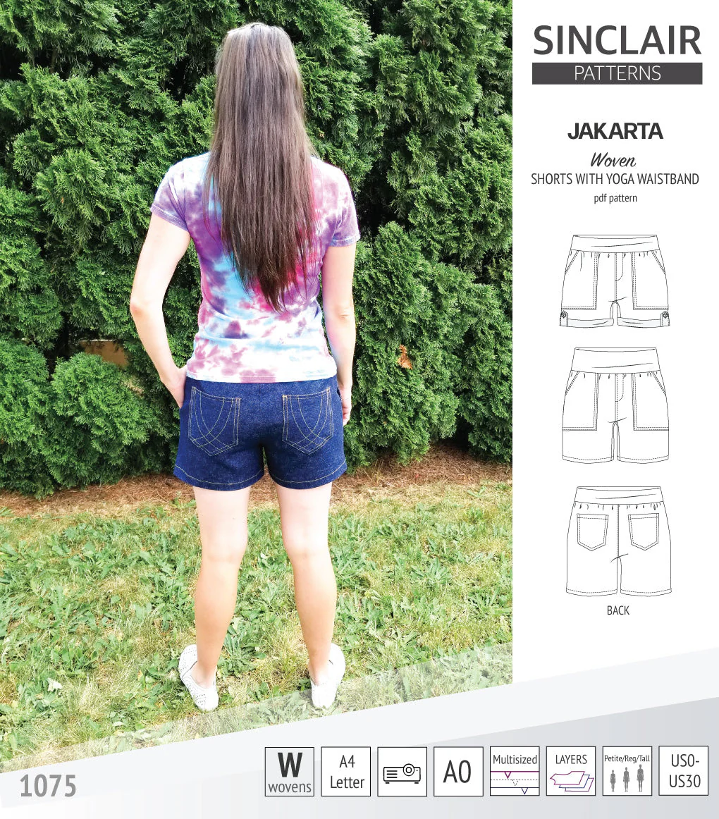 Sinclair Patterns Jakarta Shorts - XS-4XL - PDF Pattern - Image 33