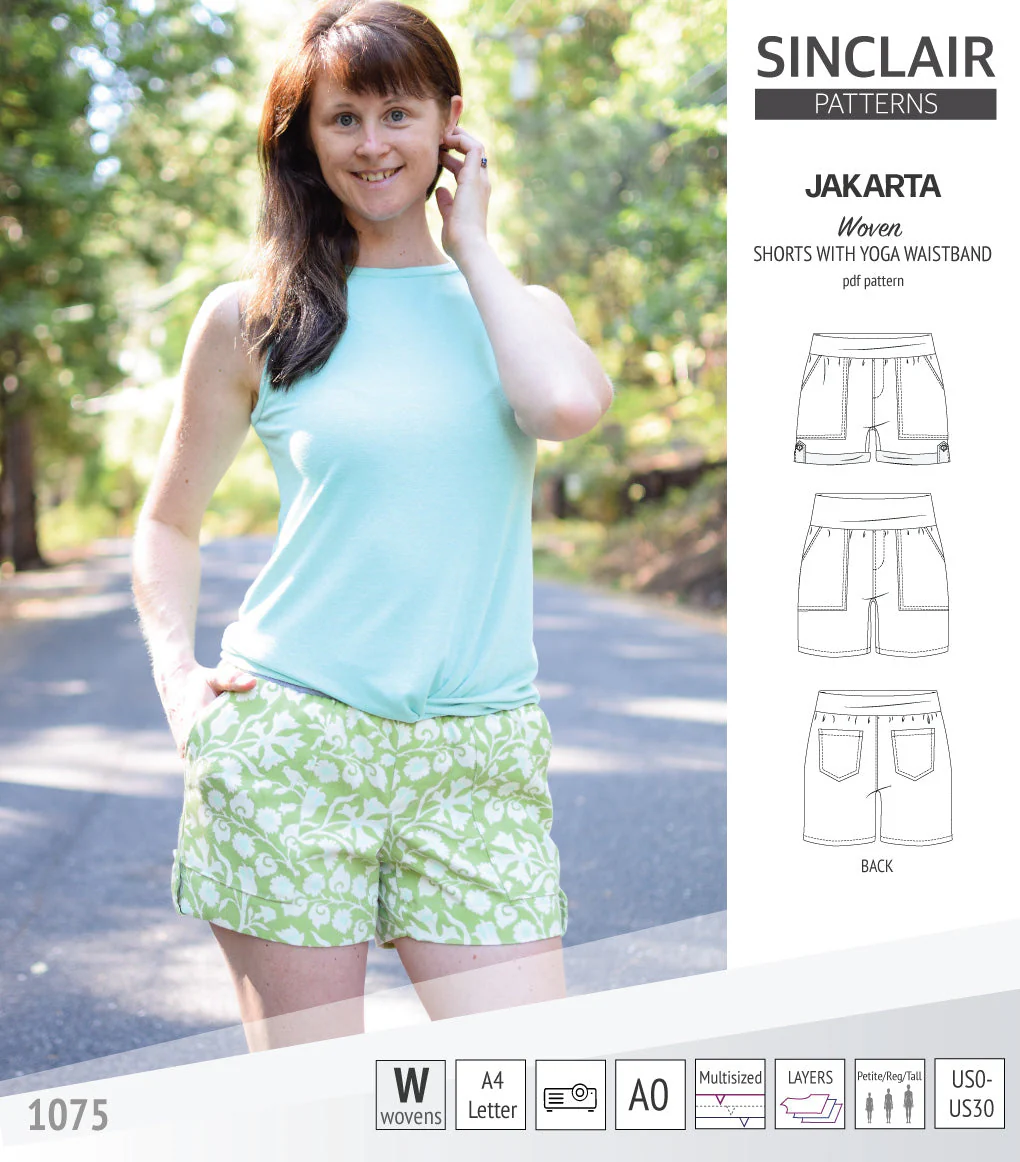 Sinclair Patterns Jakarta Shorts - XS-4XL - PDF Pattern - Image 34