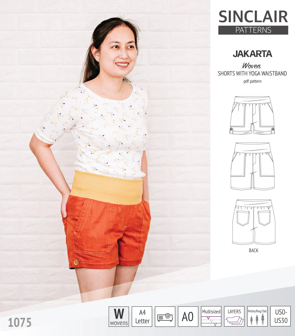 Sinclair Patterns Jakarta Shorts - XS-4XL - PDF Pattern - Image 35