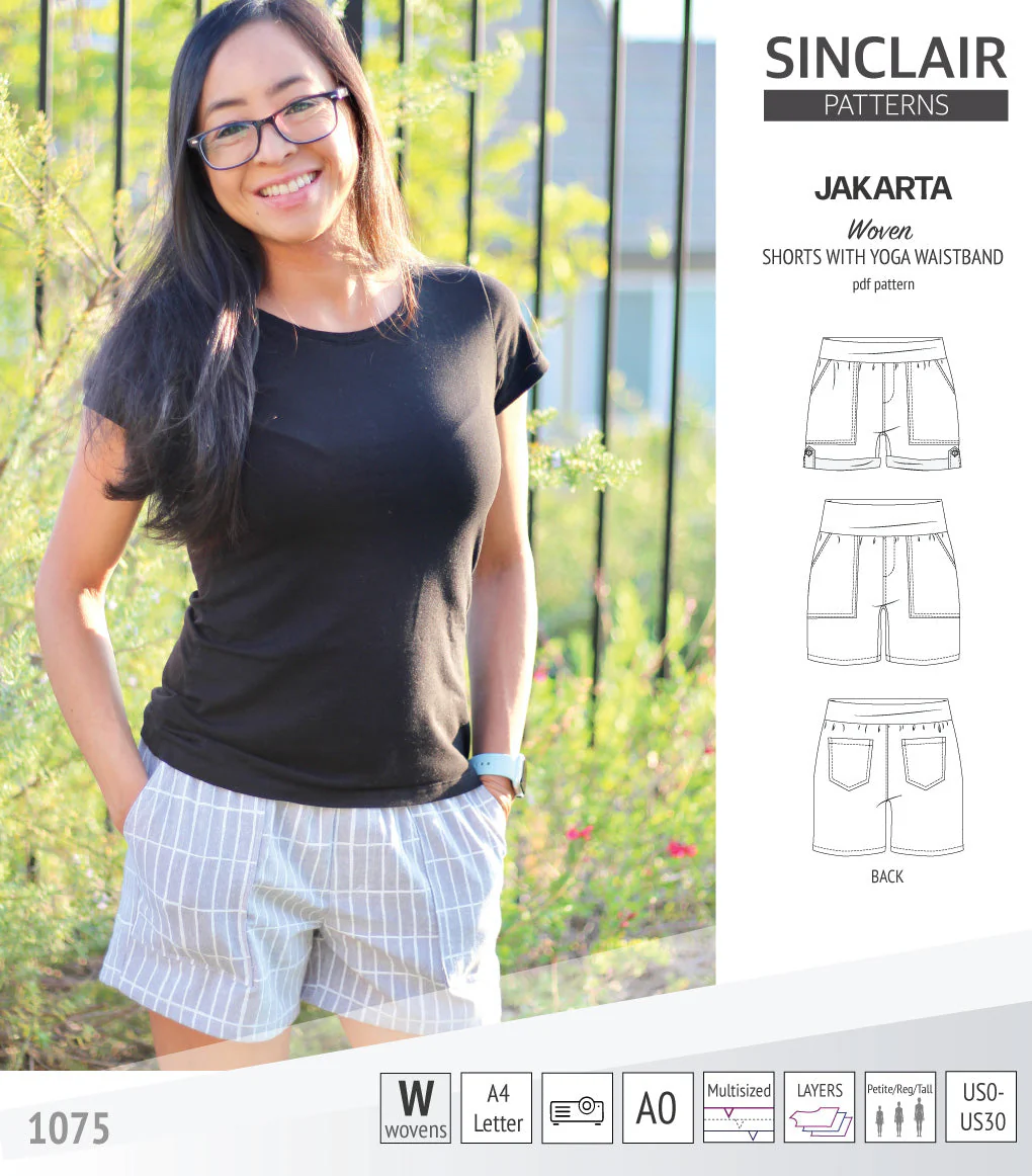 Sinclair Patterns Jakarta Shorts - XS-4XL - PDF Pattern - Image 38