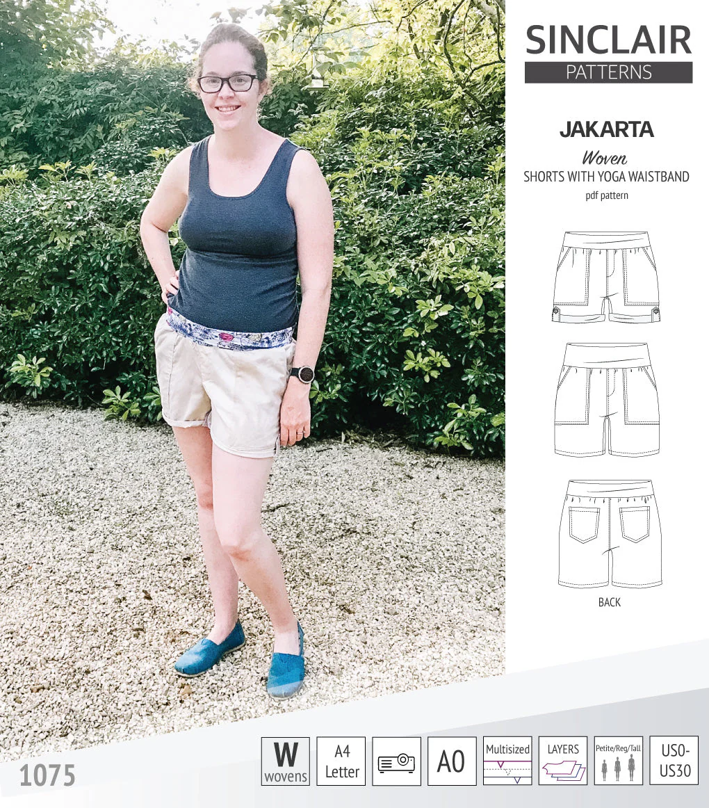 Sinclair Patterns Jakarta Shorts - XS-4XL - PDF Pattern - Image 39