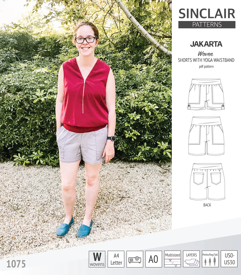Sinclair Patterns Jakarta Shorts - XS-4XL - PDF Pattern - Image 40