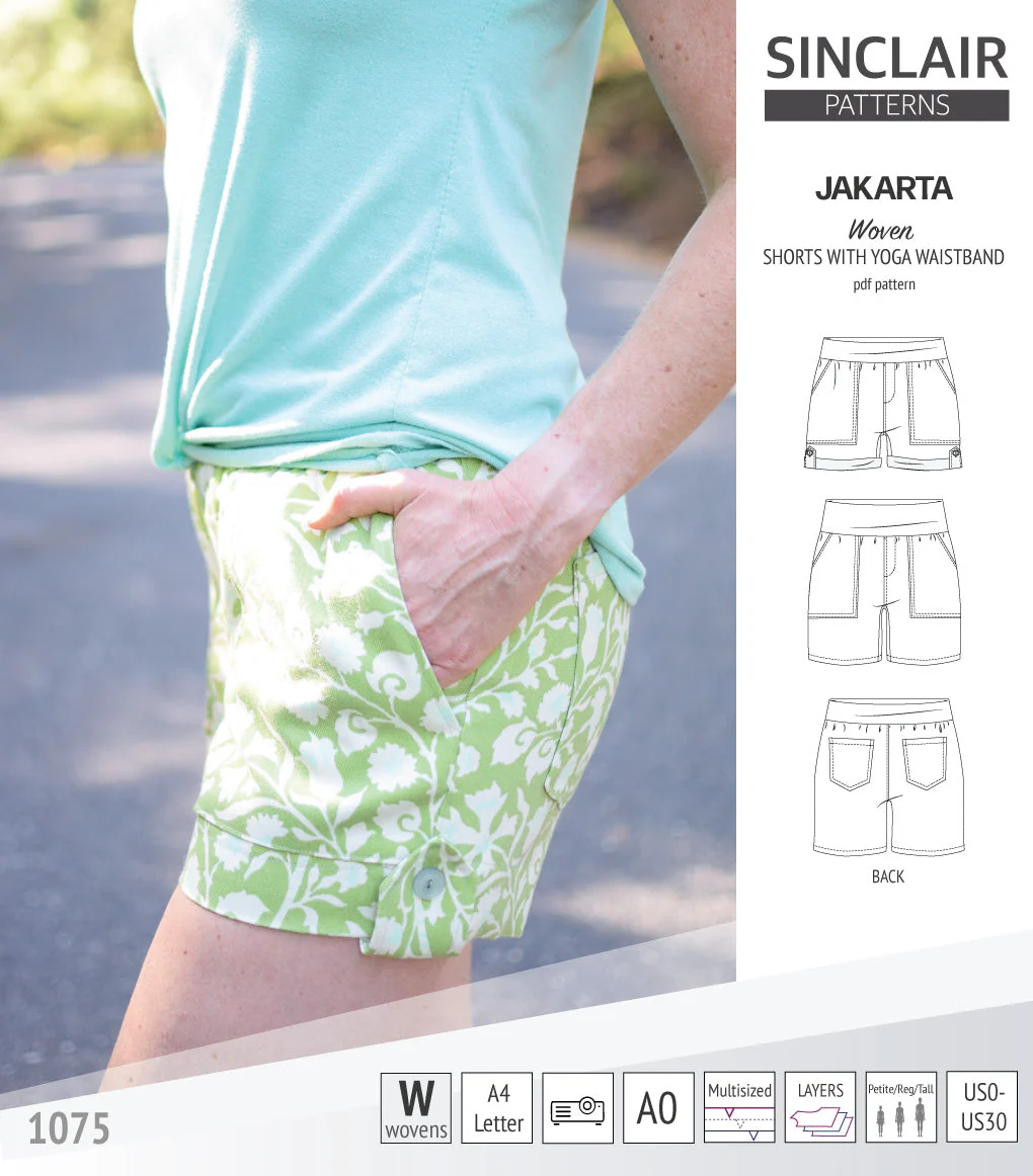 Sinclair Patterns Jakarta Shorts - XS-4XL - PDF Pattern - Image 41